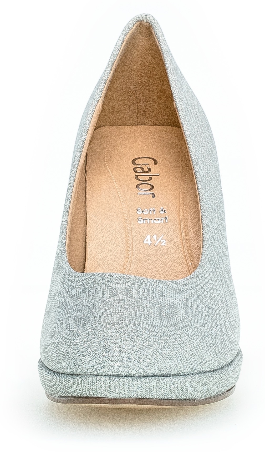 Gabor Pumps, Abendschuh, Festtagsschuh, Trichterabsatz, im Glitzerlook