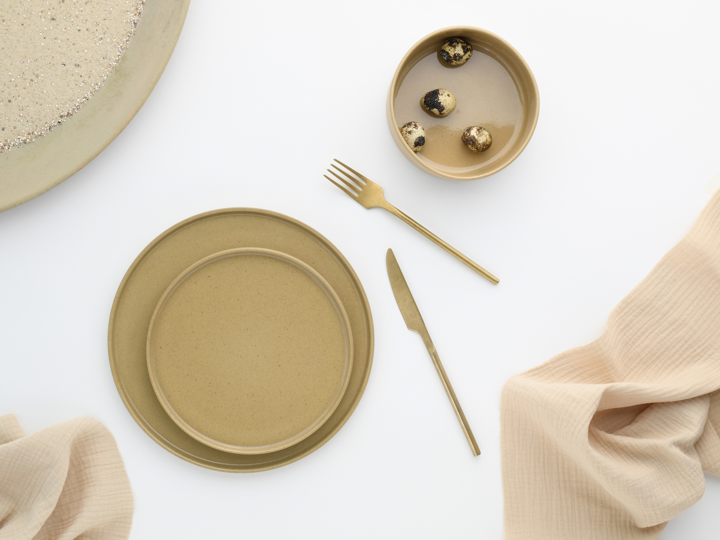 CreaTable Dessertteller »Futuro« Teller Set für 4 Personen, Ø 20 cm, Steinzeug