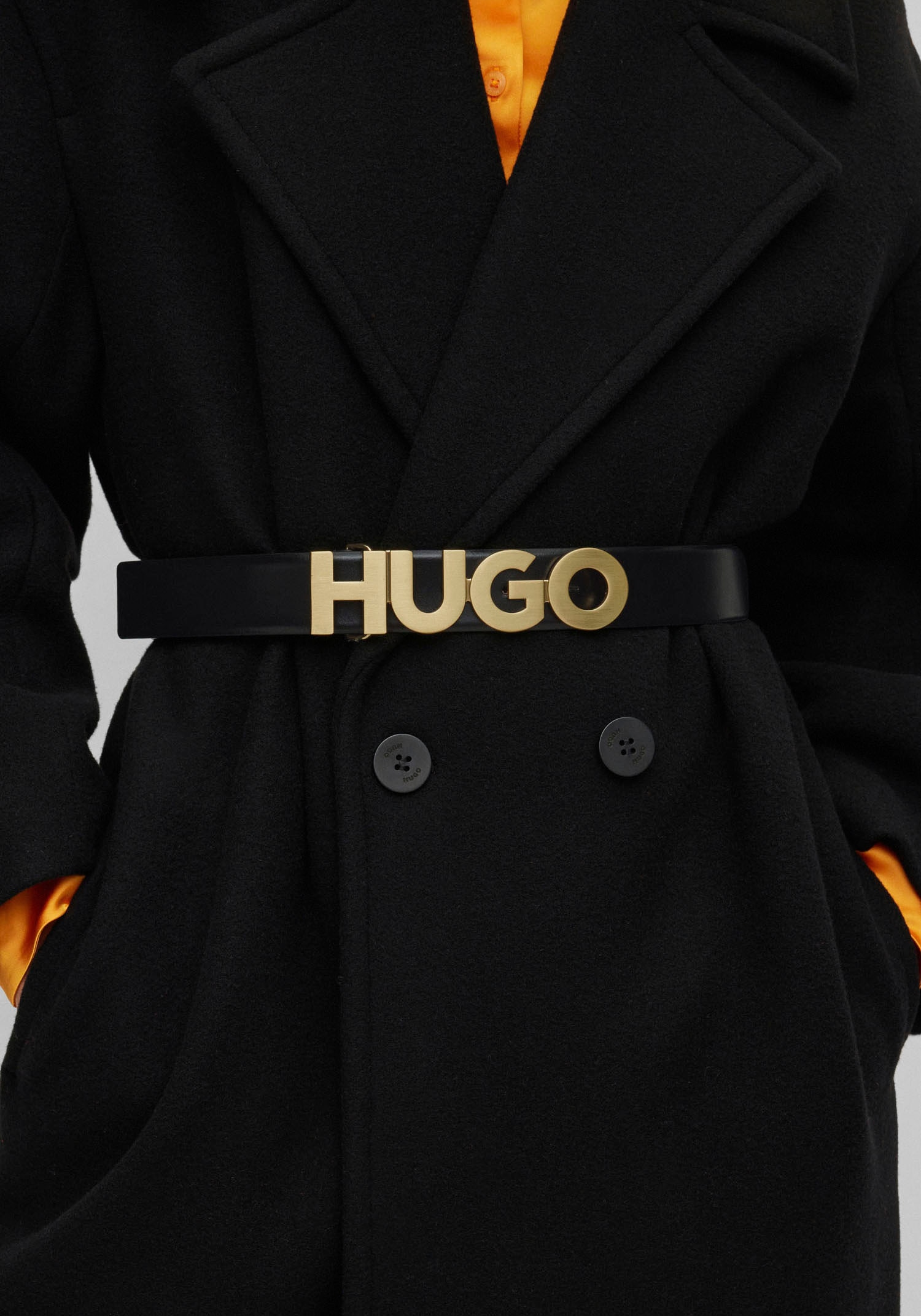 Logo-Schliesse online UNIVERSAL Ledergürtel, | mit HUGO bestellen