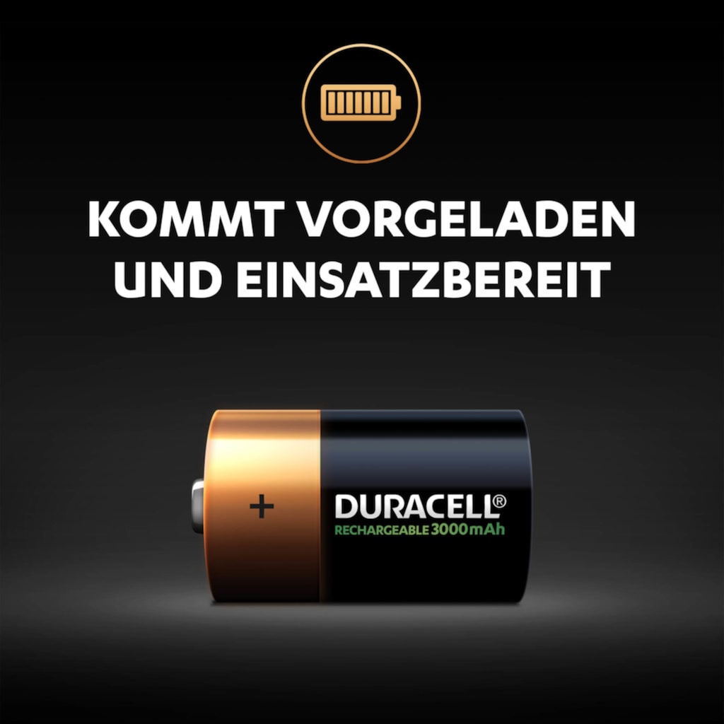 Duracell Akku »Rechargeable Mono/D/HR20«, Mono