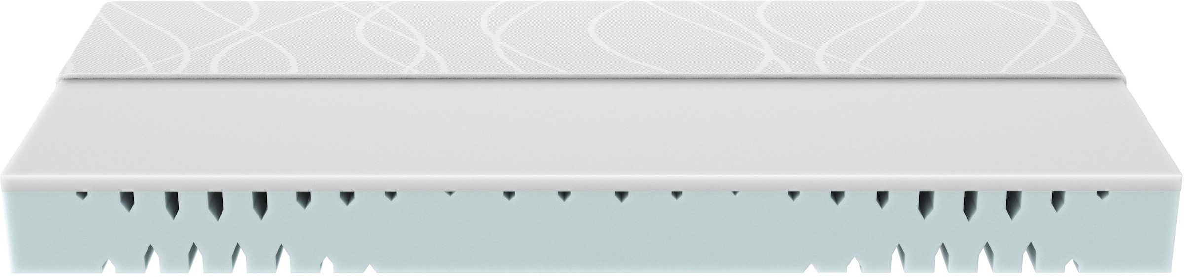 Schlaraffia Komfortschaummatratze »Matratze myNap mit spezieller Schulterkomfortzone und atmungsaktivem Matratzenbezug«, 18 cm hoch, Raumgewicht: 40 kg/m³, (1 St.), von Stiftung Warentest mit„GUT (2,1)“* bewertet und Ergo Support in 90x200 getestet!