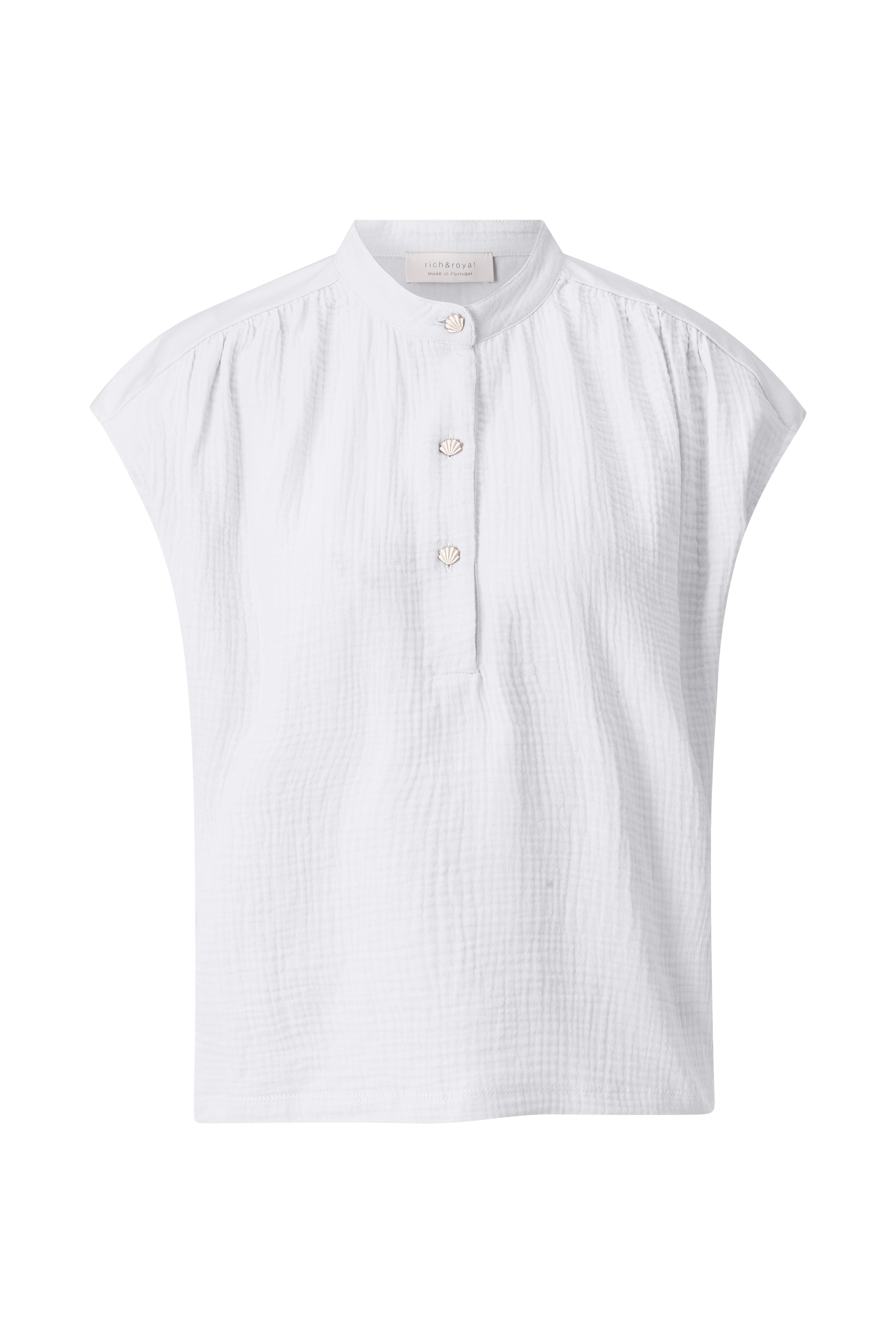 RICHROYAL Blusenshirt, Mit Raffungen