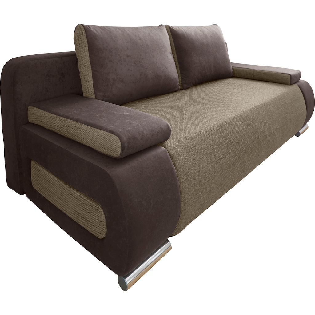 COLLECTION AB Schlafsofa »Moritz«, mit Bettfunktion und Bettkasten, komfortabler Federkern