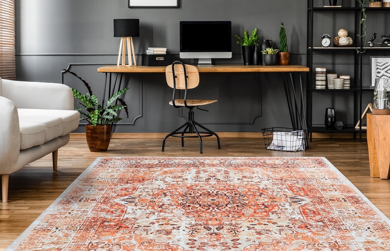 calo-deluxe Teppich »Castor 5000«, rechteckig, 6 mm Höhe, Kurzflor, mit Fransen, Wohnzimmer
