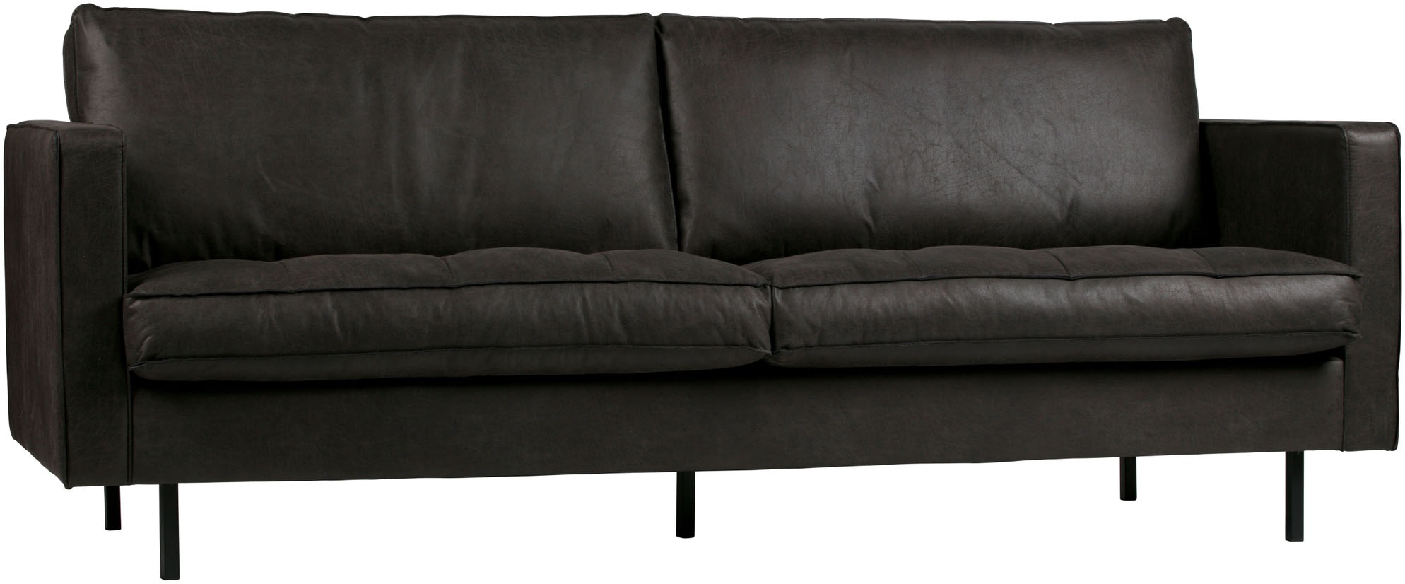 WOOOD 2,5-Sitzer »Rodeo Classic«, frei im Raum stellbar, mit recyceltem Leder, H 83 cm x B 230 cm