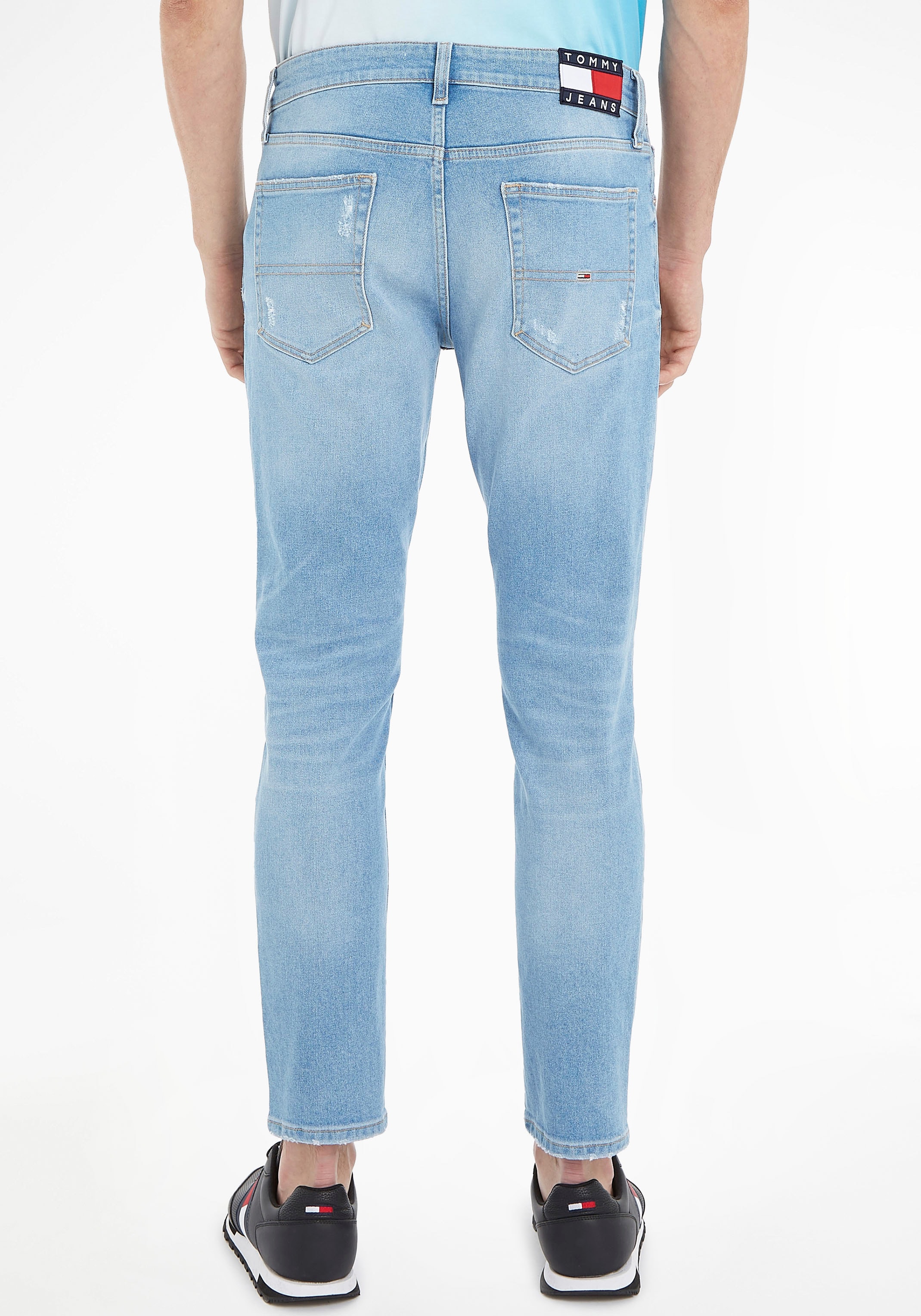 Tommy Jeans Slim-fit-Jeans »AUSTIN mit TPRD ♕ BG7114«, Markenlabel bei SLIM