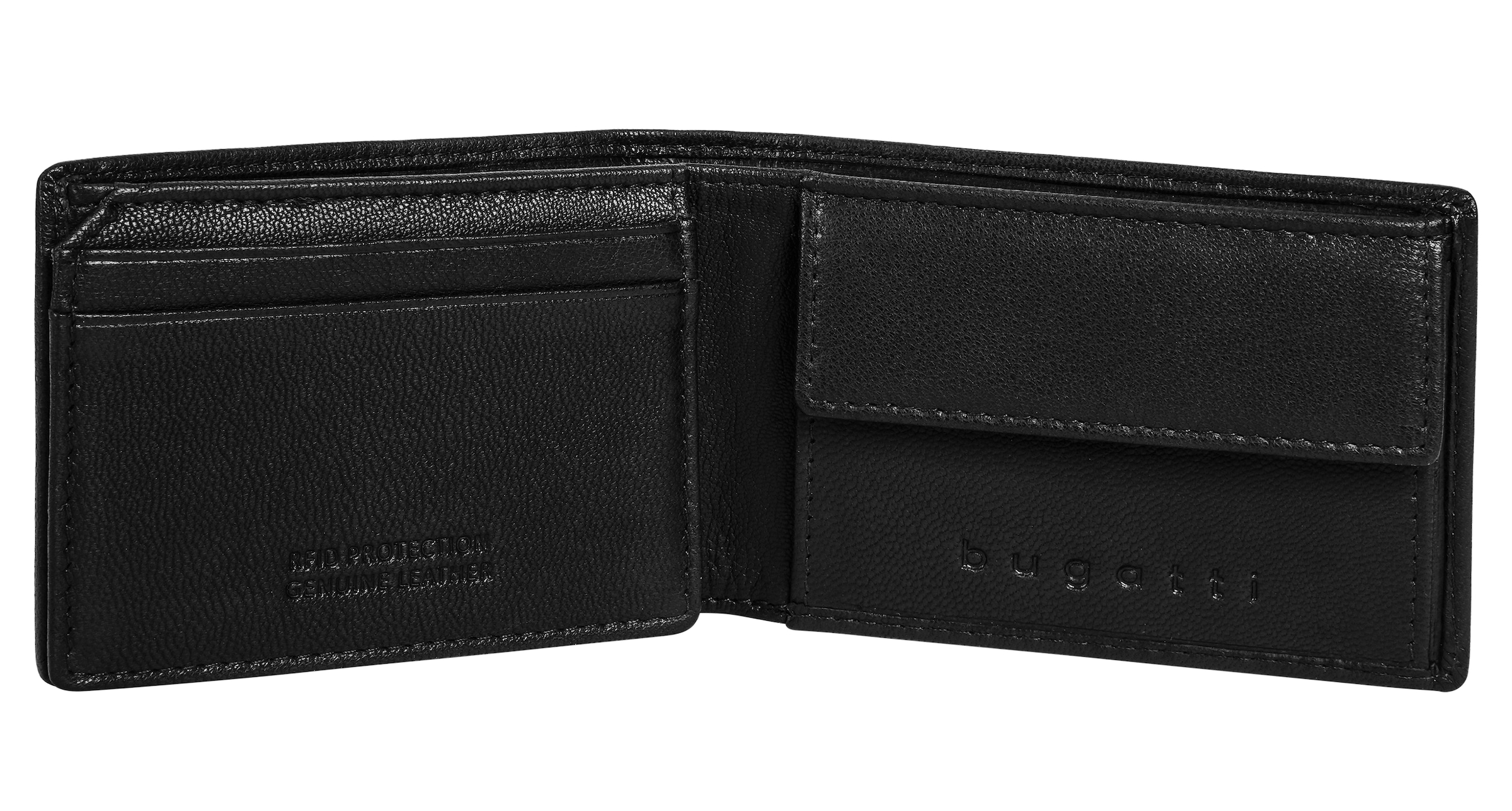 bugatti Geldbörse »BLACK MAGIC« echt Leder