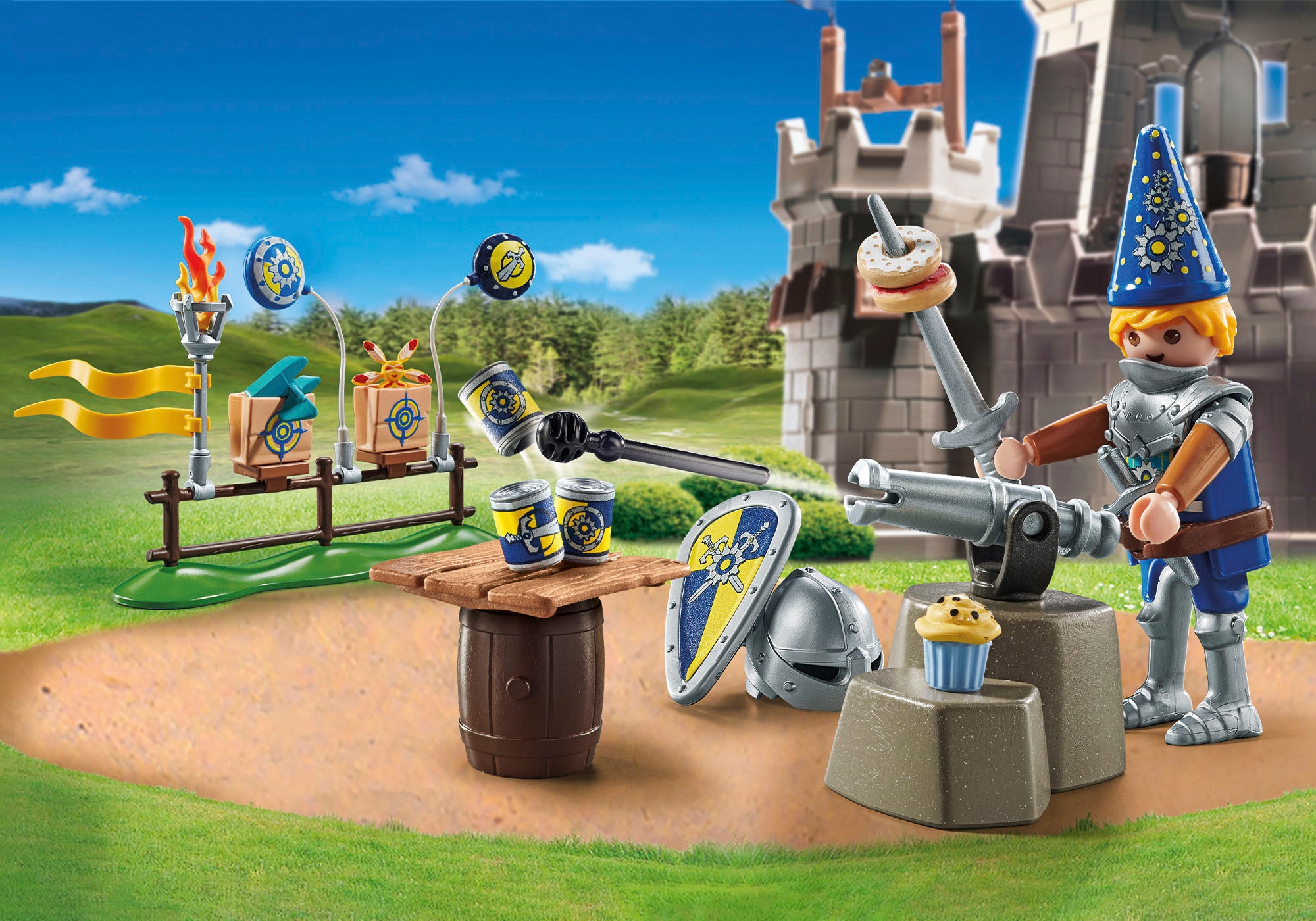 Playmobil® Konstruktions-Spielset »Rittergeburtstag (71447), Novelmore«, (43 St.), Made in Europe