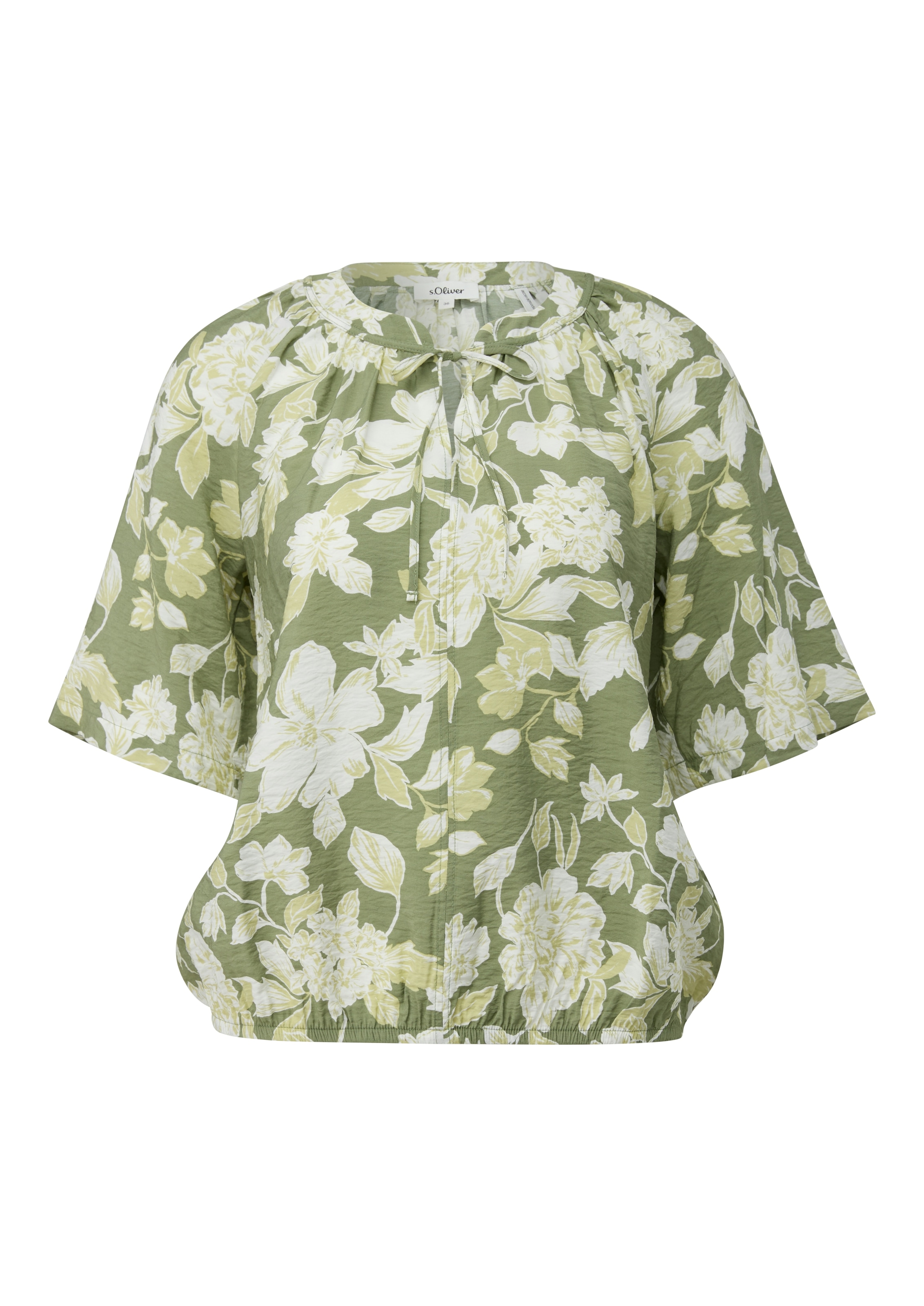 s.Oliver Klassische Bluse mit All-Over Print