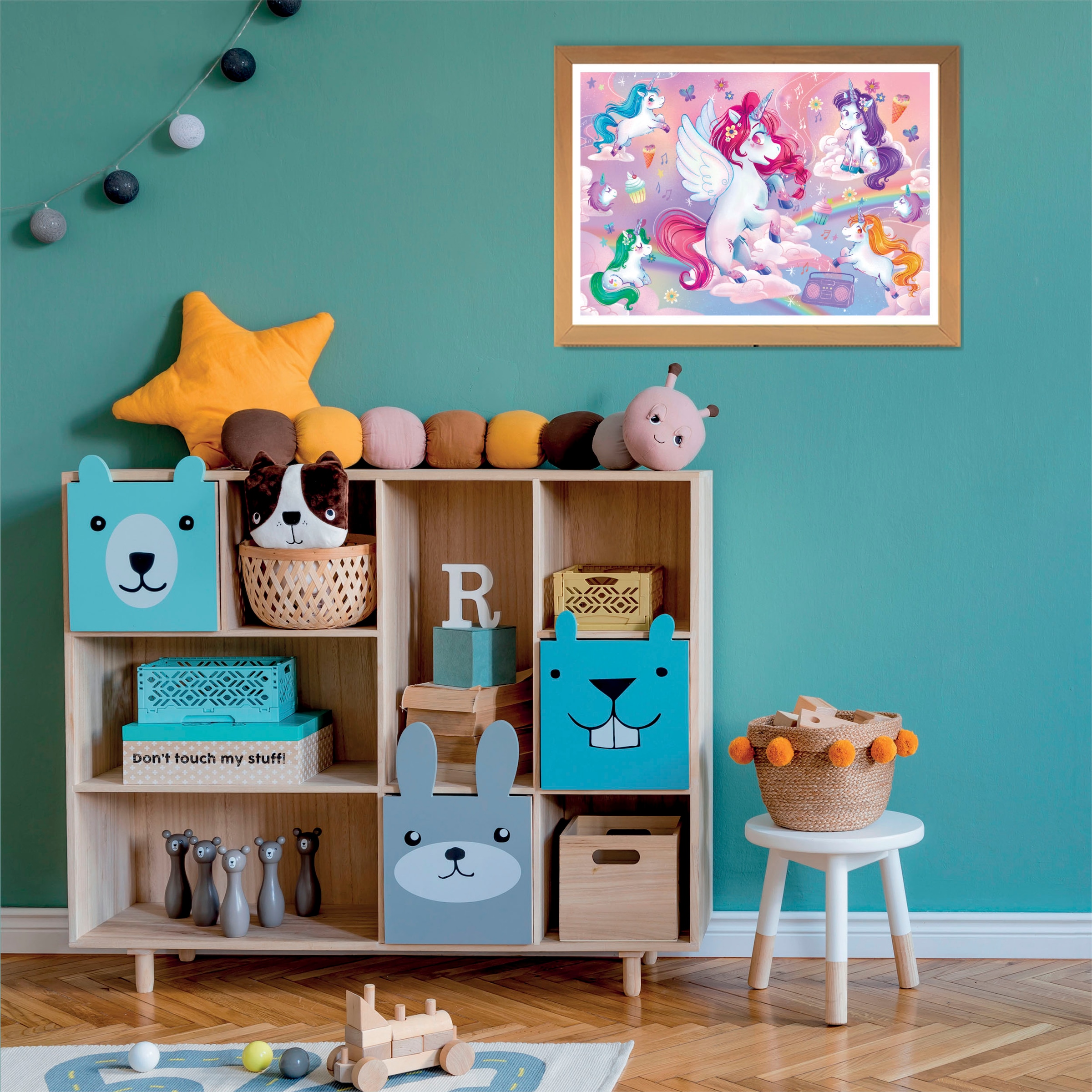 Clementoni® Puzzle »Maxi, Noli, Fröhliche Einhörner Supercolor«, Made in Europe