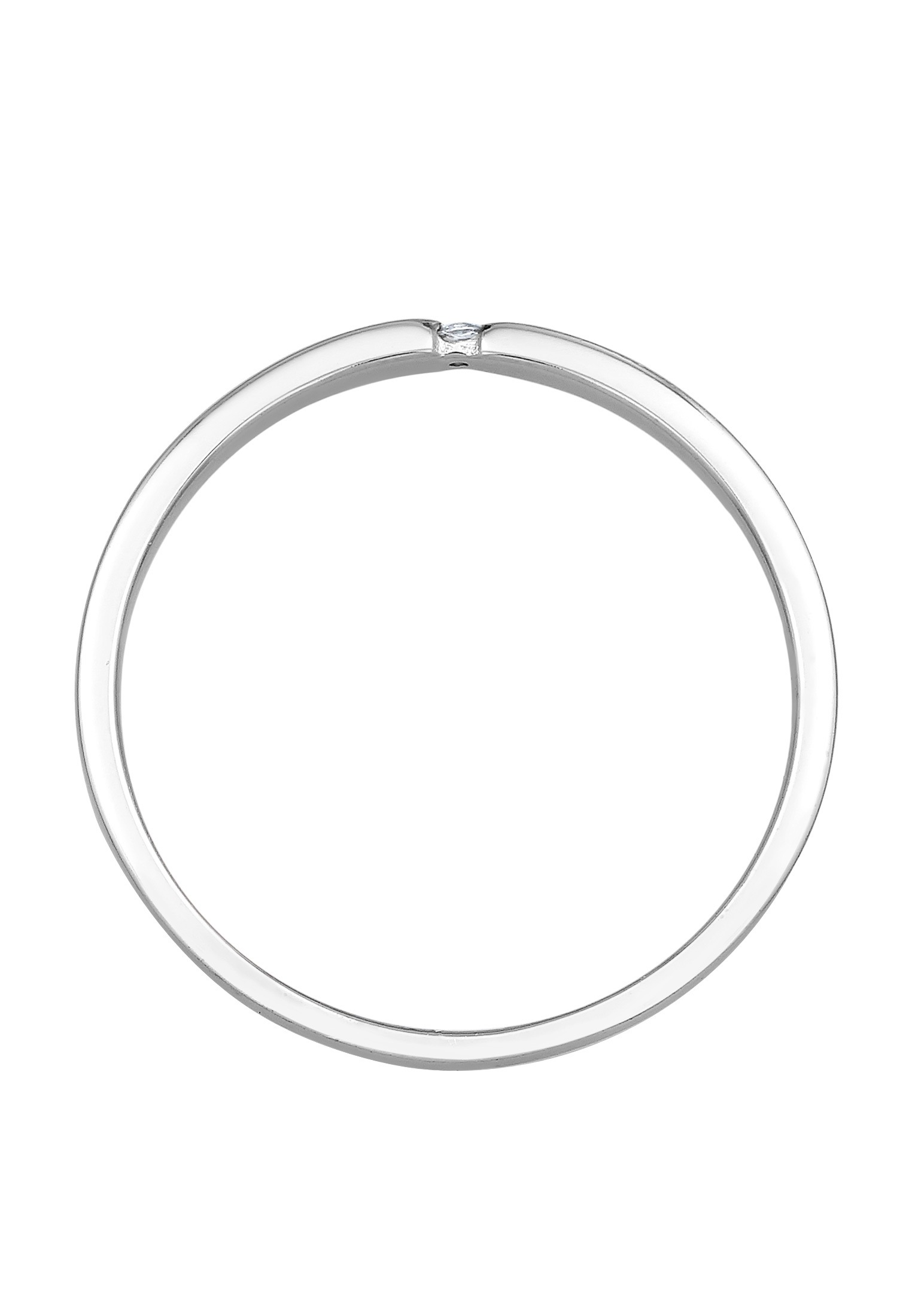 Elli DIAMONDS Verlobungsring »Ring Verlobungsring Diamant Weiß Brillantschliff (0.015 ct) 585 Weißgold«