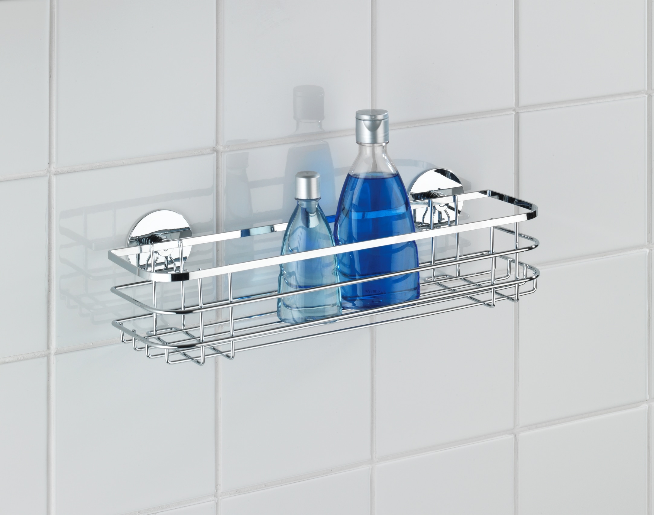WENKO Badregal »Turbo-Loc®« Badregal, befestigen ohne Bohren, Turbo-Loc®, rostfreier Edelstahl