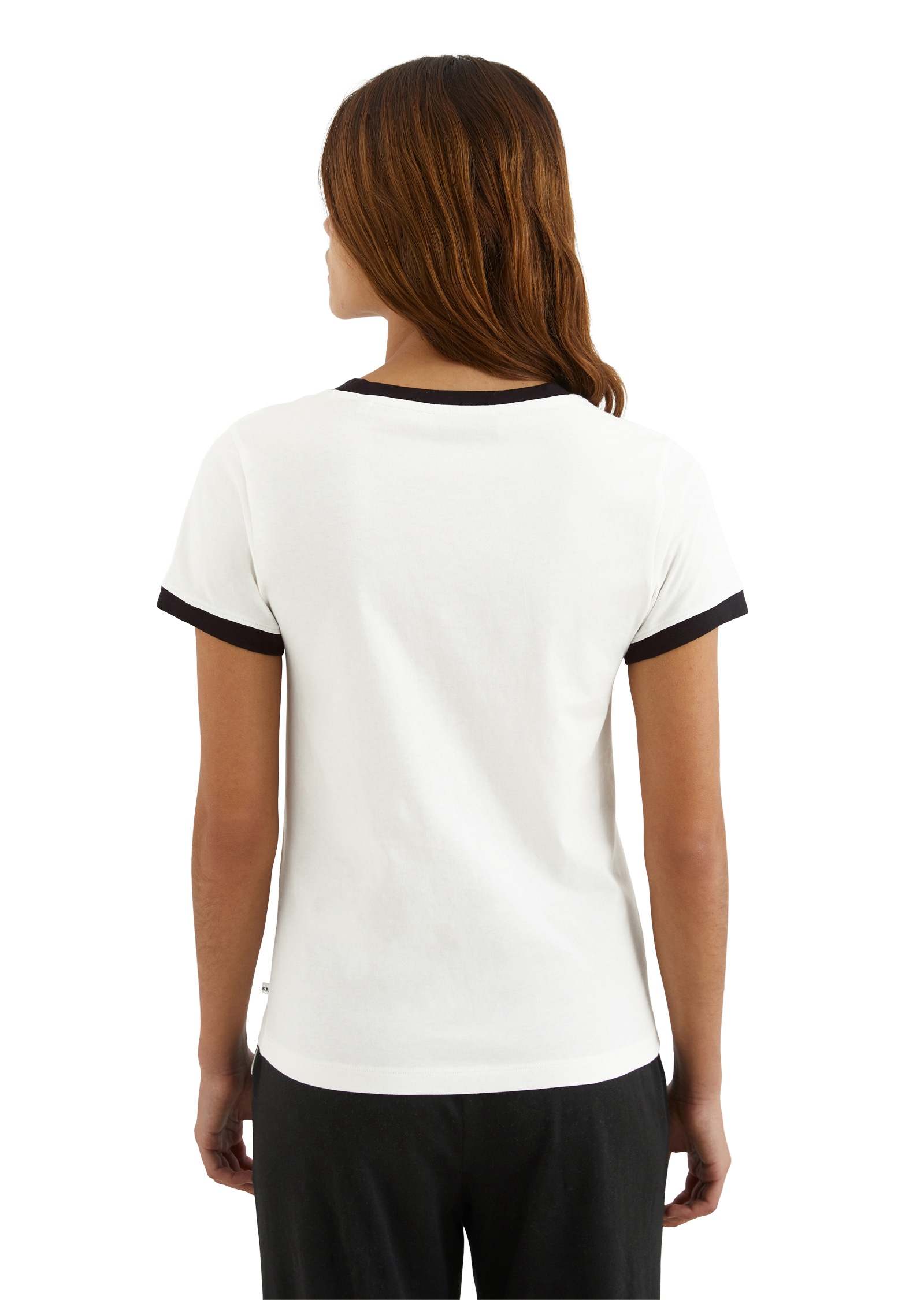 Marc O'Polo T-Shirt »Mix & Match Jersey«, mit Kontrast-Details