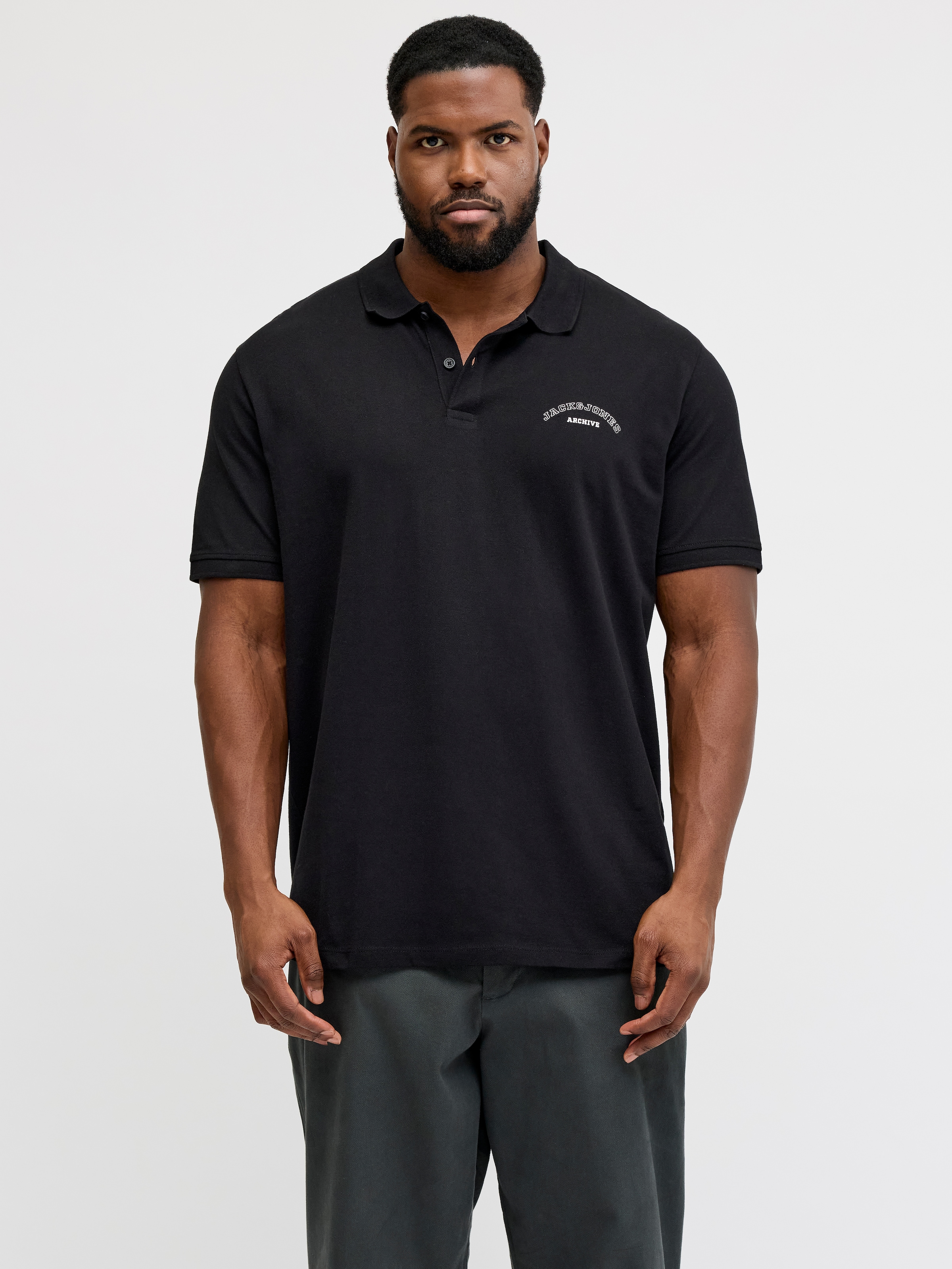 Jack & Jones PlusSize Poloshirt »JJCOLLEGE LOGO POLO SS PLS«