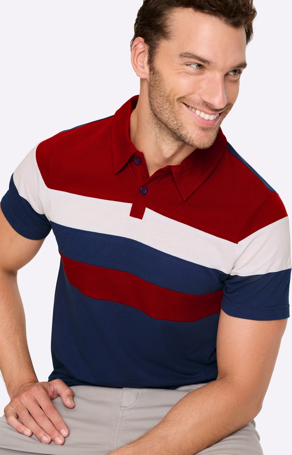 Catamaran Kurzarmshirt »Kurzarm-Poloshirt« 1 tlg.