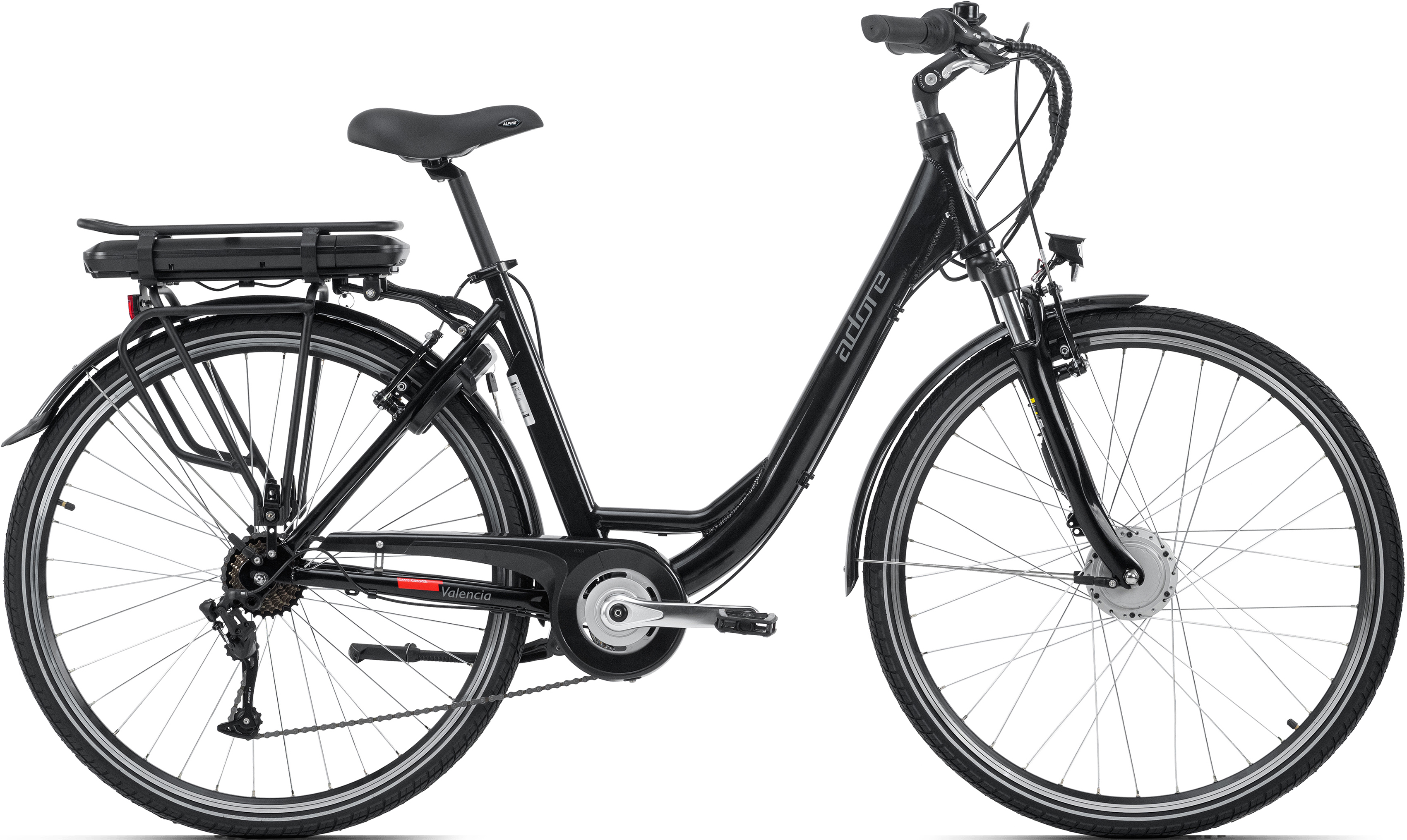 E-Bike »Valencia«, 7 Gang, Frontmotor 250 W