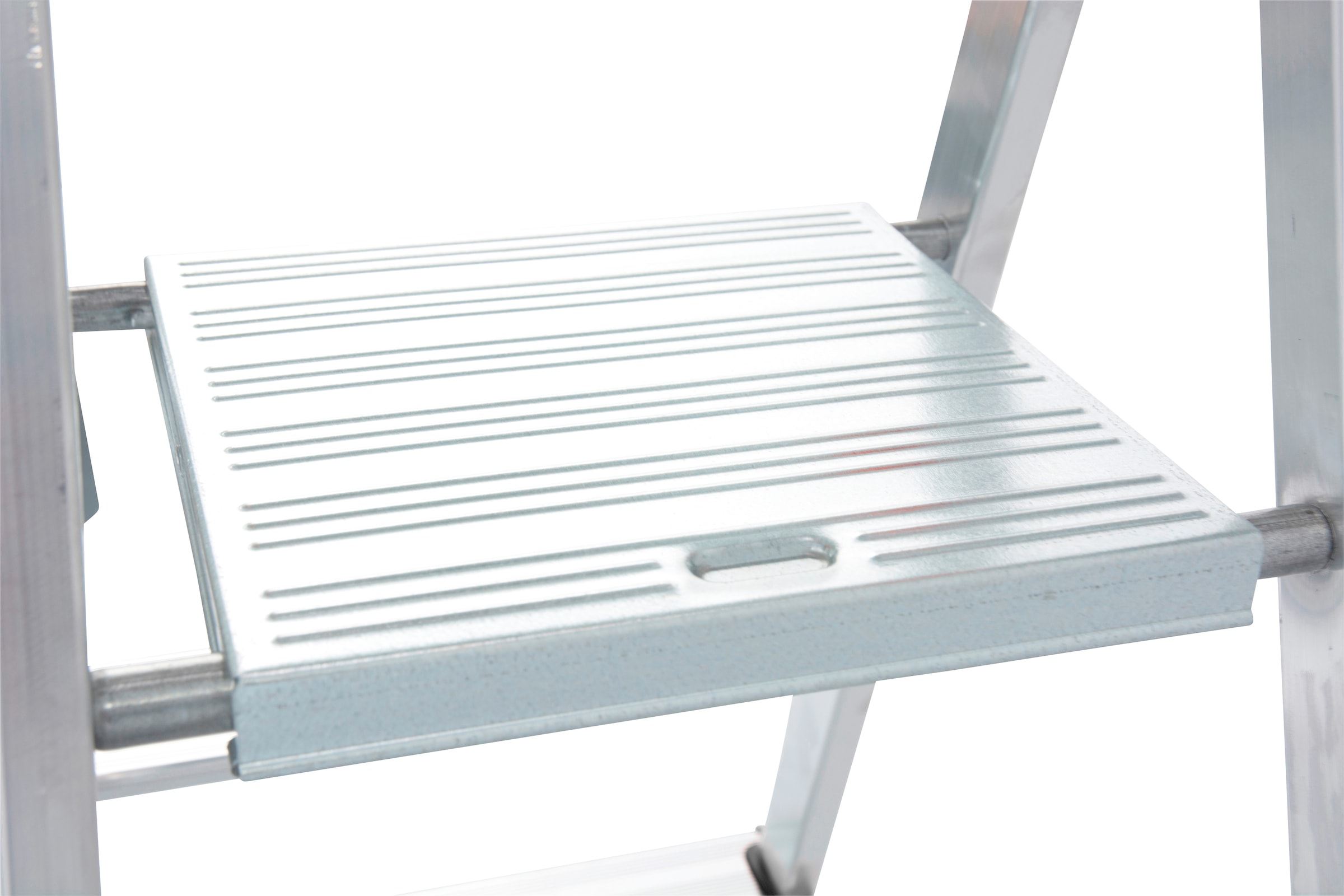 KRAUSE Stehleiter »Solidy«, Aluminium, 1x3 Stufen, Arbeitshöhe ca. 262 cm