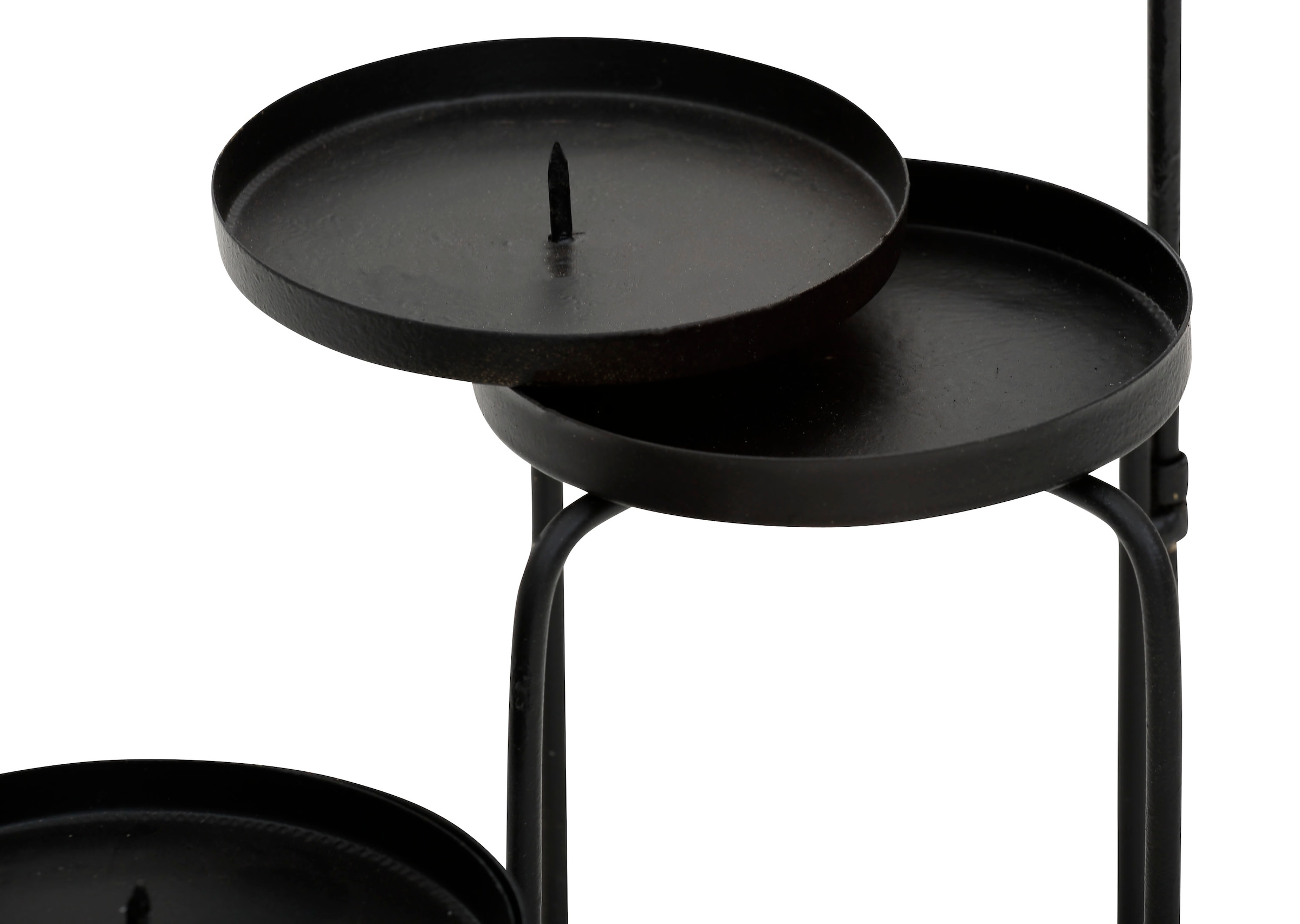 Leonique Kerzenständer »Mareesa«, (1 St.), aus Metall, für Stumpenkerzen, Höhe  ca. 65 cm, variabel stellbar auf Rechnung kaufen | Kerzenständer