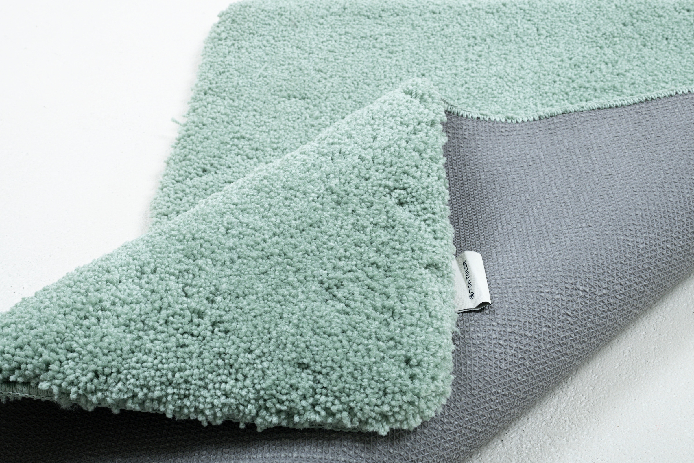 TOM TAILOR HOME Badematte »Cozy Bath UNI« Höhe 27 mm rutschhemmend beschichtet fußbodenheizungsgeeignet Badteppich, Uni Farben, rechteckig, rund und oval erhältlich