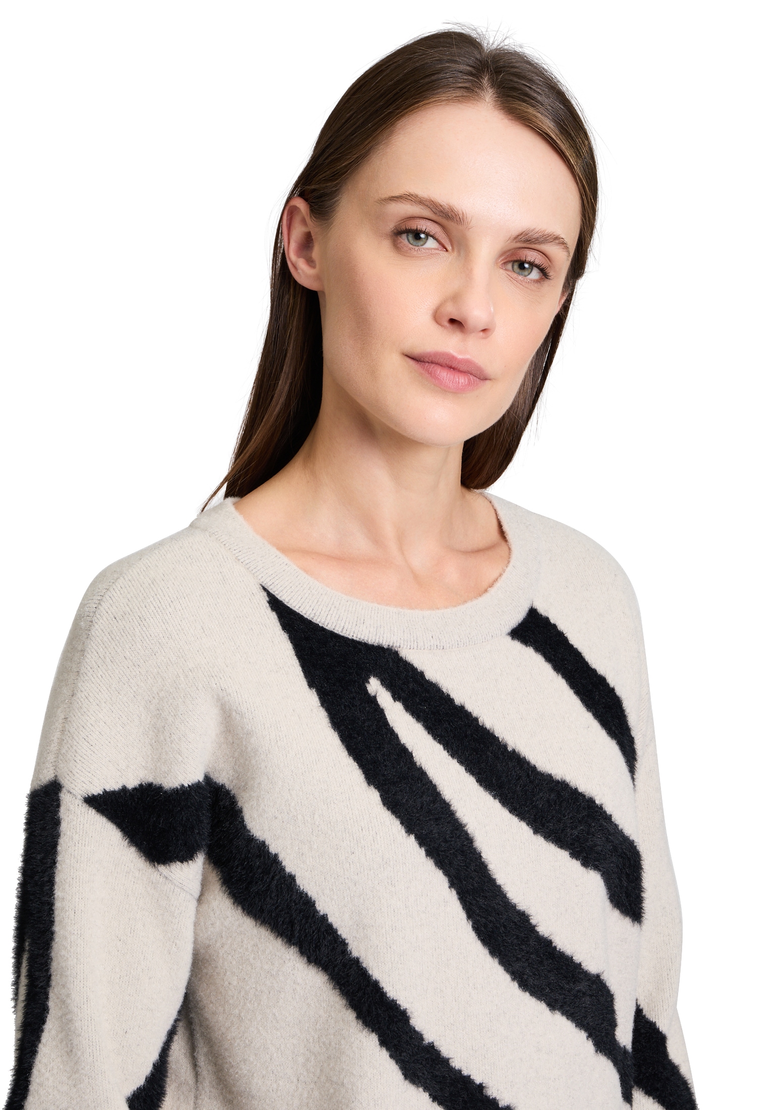 Betty&Co Strickpullover »Strickpullover mit Jacquard«