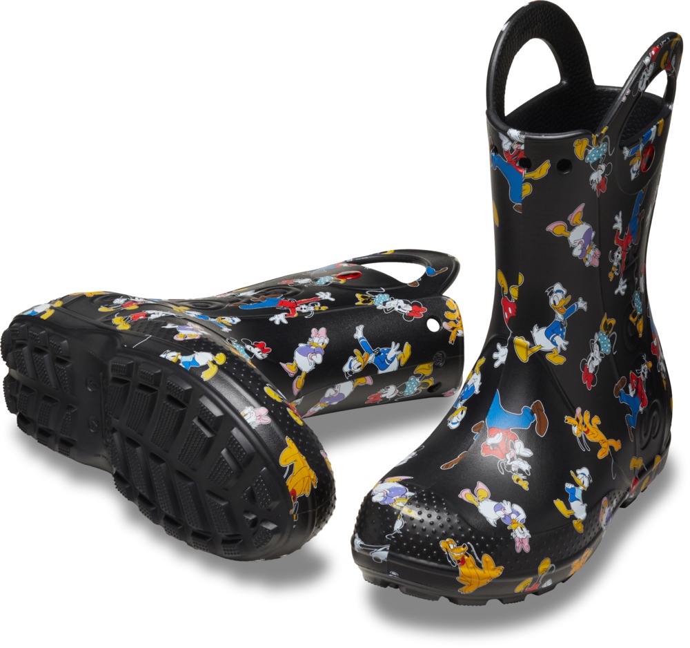 Crocs Gummistiefel »Mickey Friends Handle It K«, Regenstiefel, Matschstiefel mit coolem Motiv