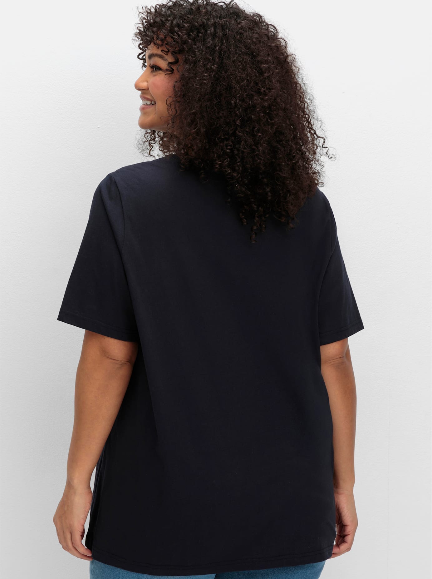 Sheego T-Shirt »T-Shirt«, (1 tlg.)