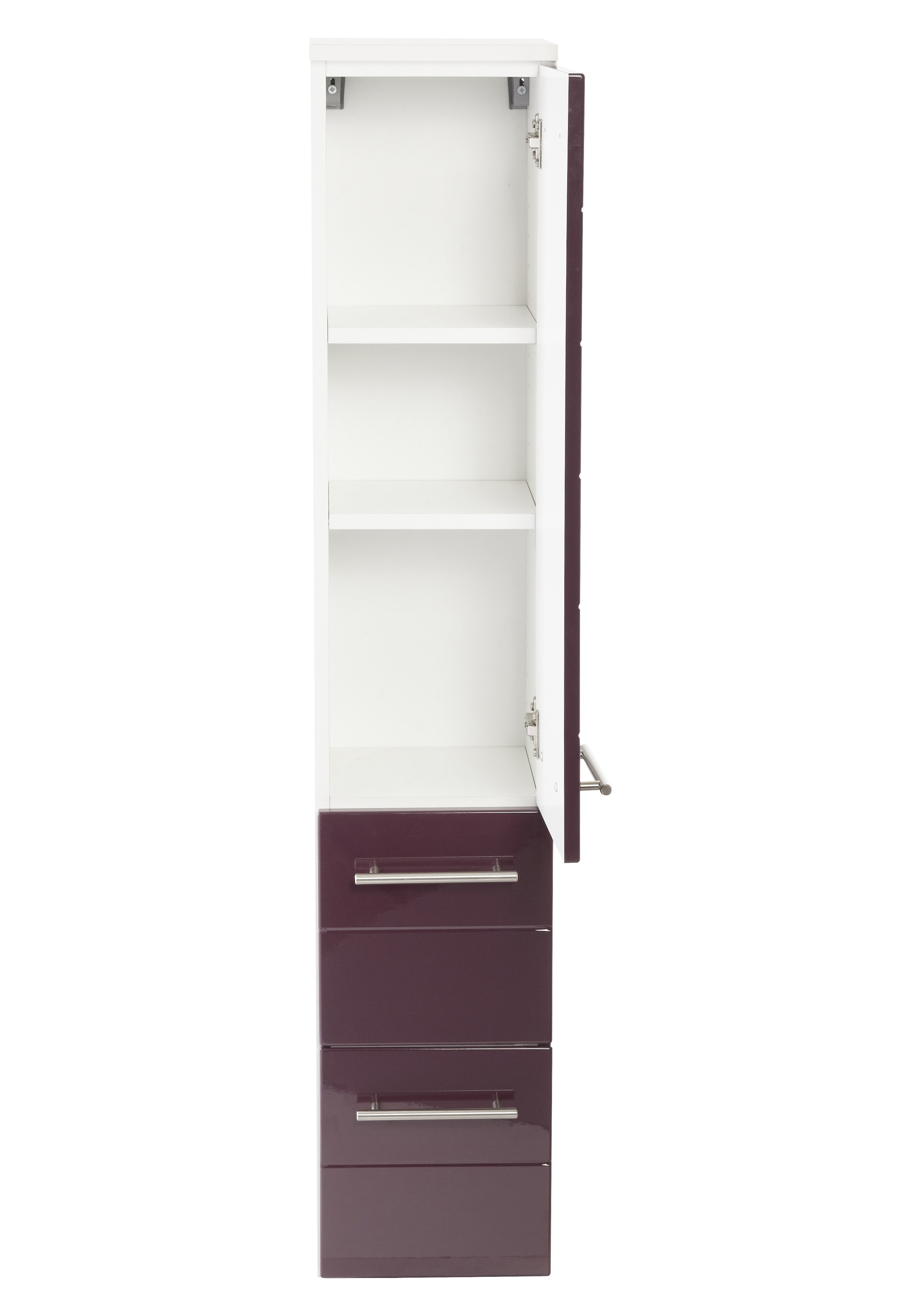 welltime Midischrank »Porto«, Breite 25 cm, mit hochglänzenden Fronten