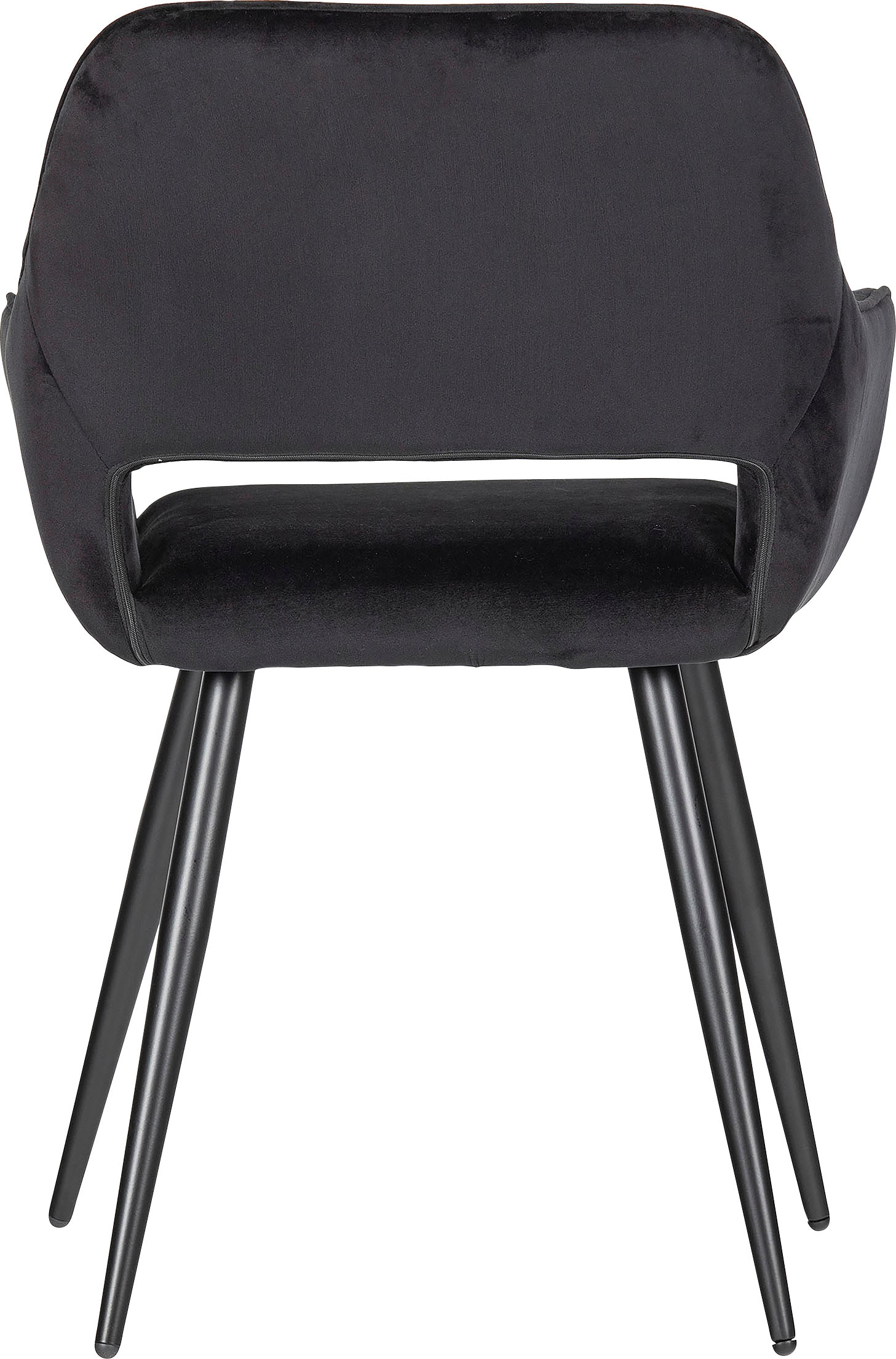 WOOOD Esszimmerstuhl »Jel«, 2 St., Samtvelours, gepolstert, 4-Fuß-Gestell, H 80 cm x B 60 cm