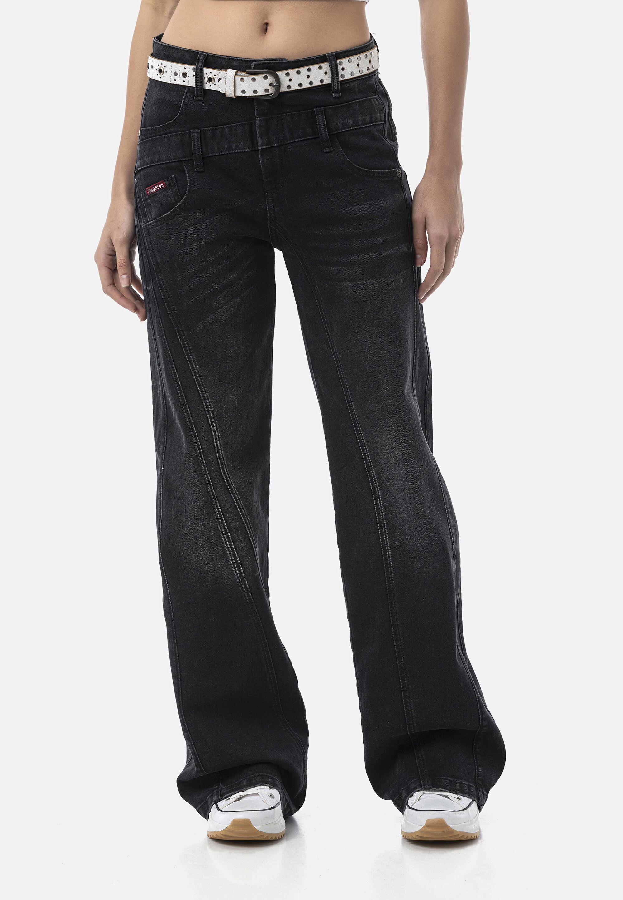 Cipo & Baxx Regular-fit-Jeans »WD547« im 5-Pocket-Style