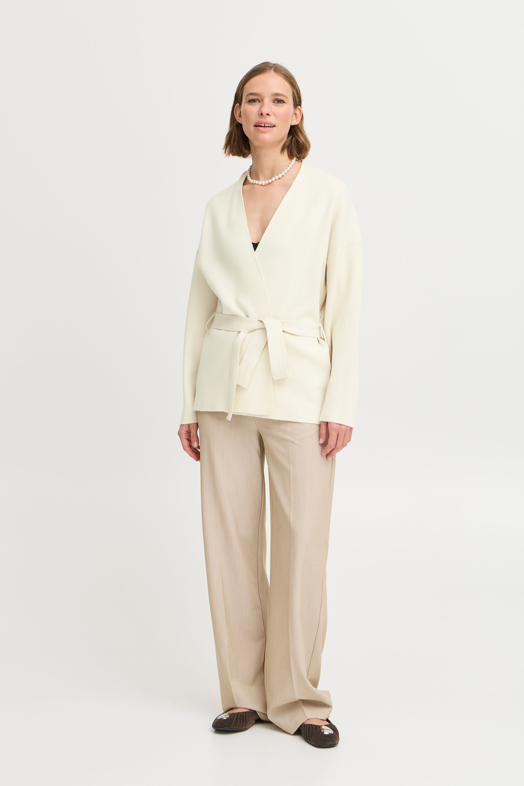 b.young Strickjacke »Strickjacke BYOTARI BELT CARDIGAN -«
