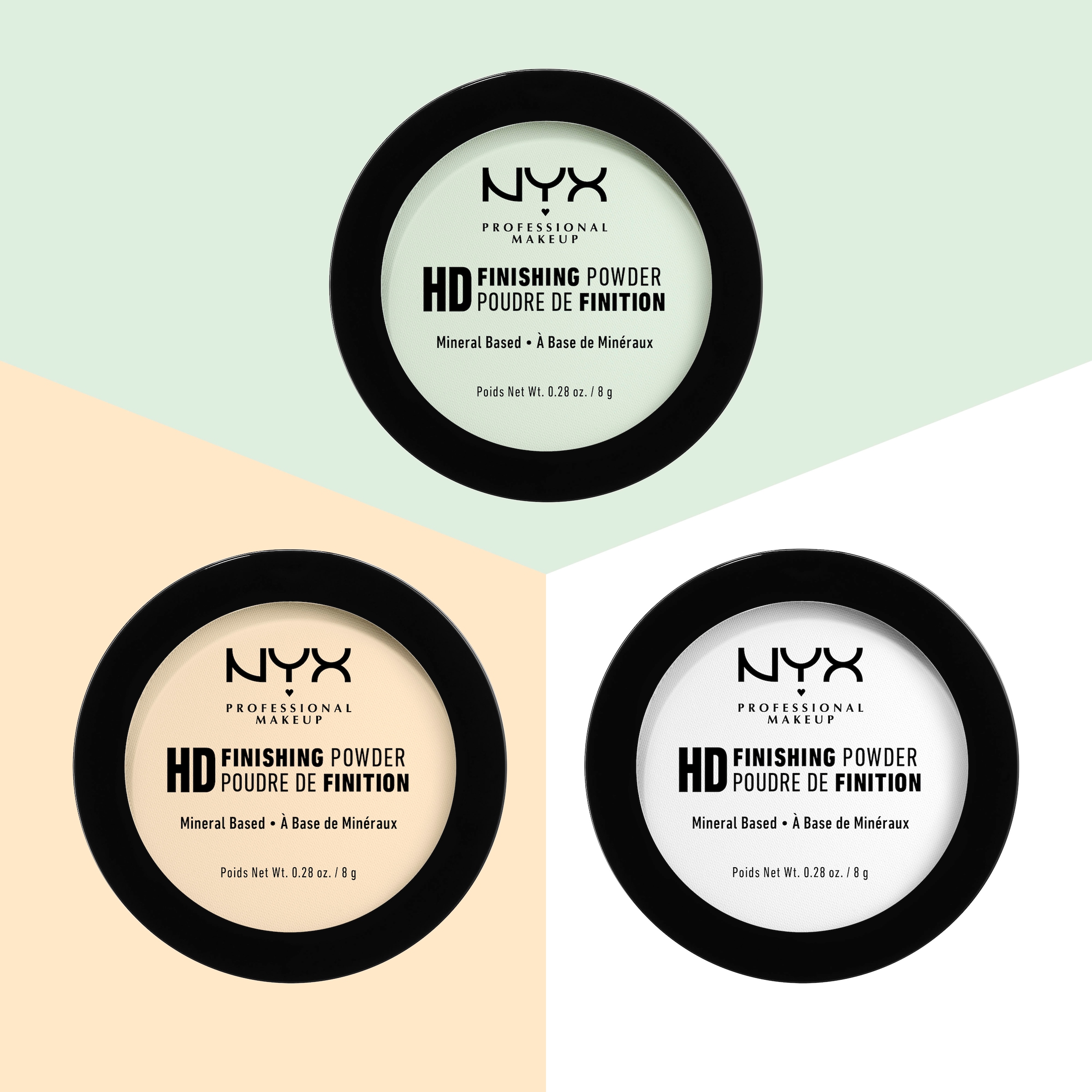 NYX Puder »NYX Professional Makeup High Definition Finishing Powder«, Fixierpuder, ölabsondierende Wirkung, langanhaltend, mattes Finish.