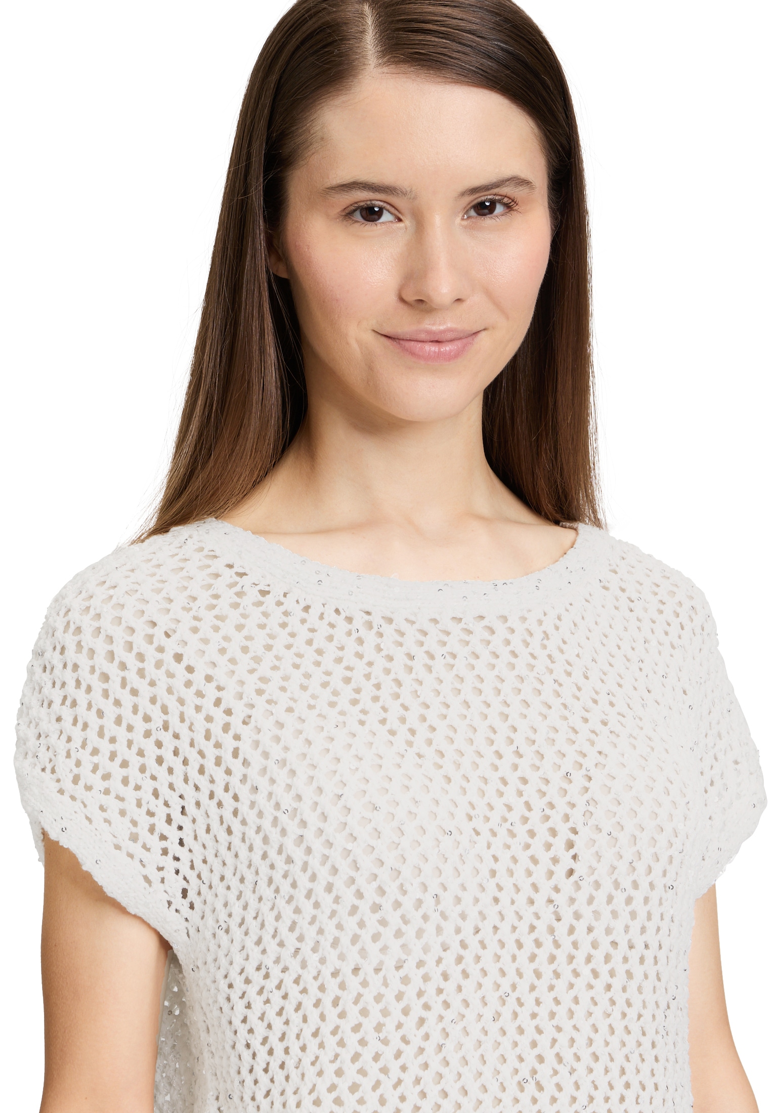 Betty&Co Strickpullover »Strickpullunder mit Effektgarn«