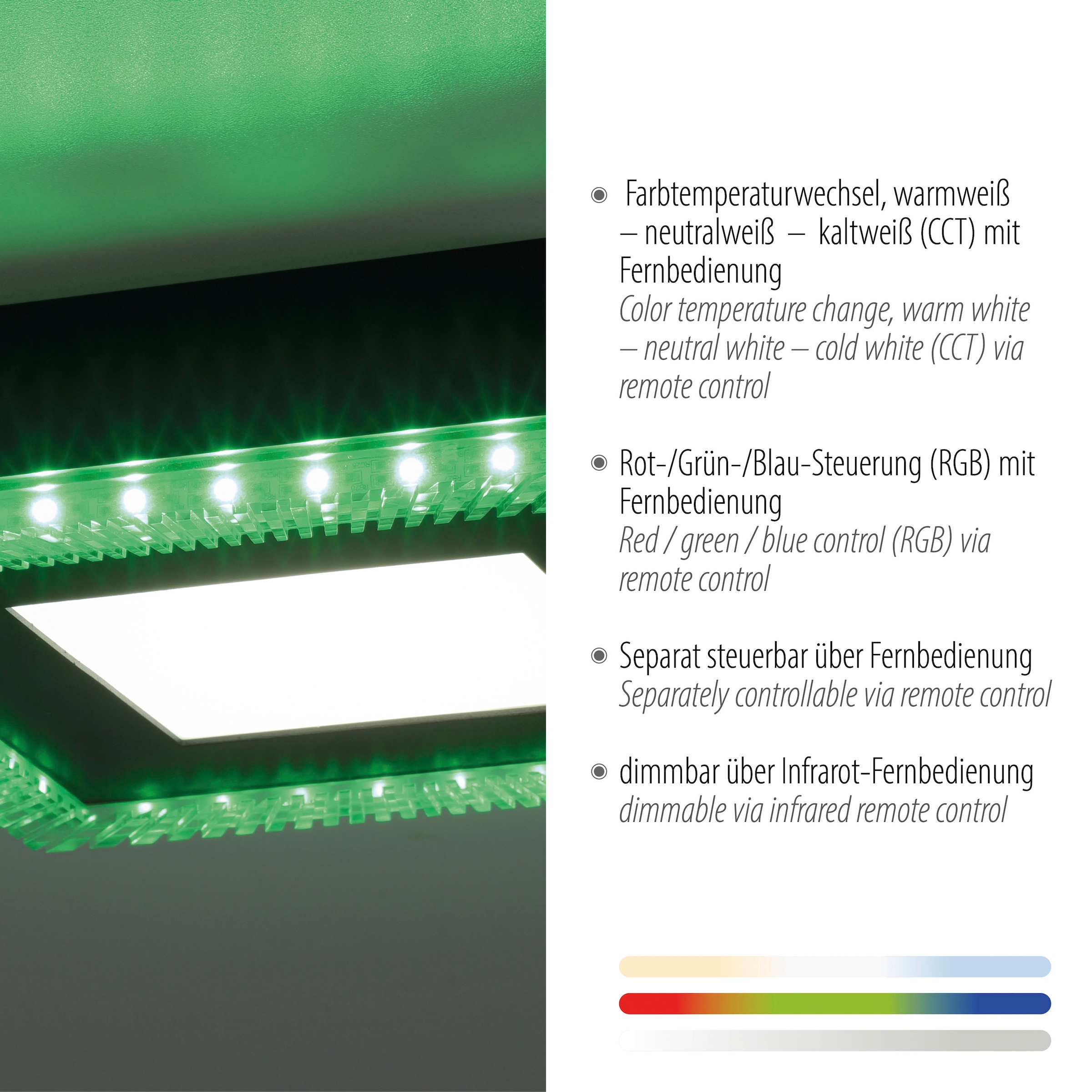 Leuchten Direkt LED Deckenleuchte »ACRI«, 2 flammig-flammig online kaufen |  mit 3 Jahren XXL Garantie | Deckenlampen