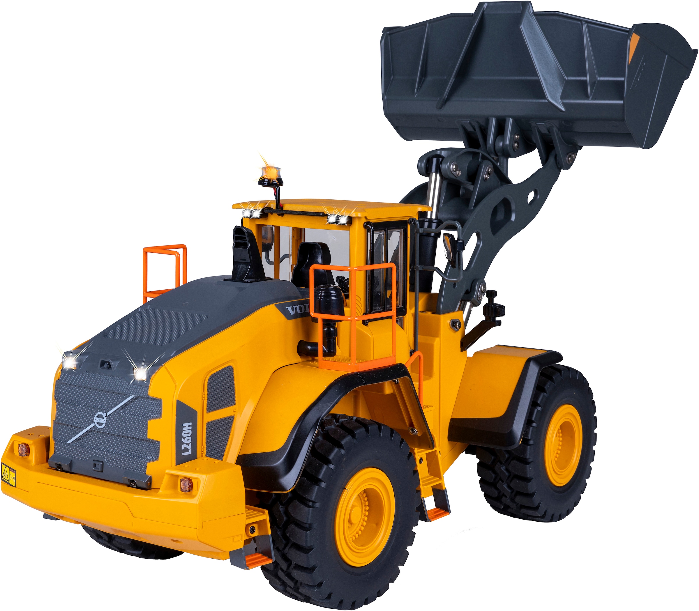 Jamara RC-Bagger »Radlader Volvo L260H Metal  2,4GHz« LED-Licht; Maßstab 1:14