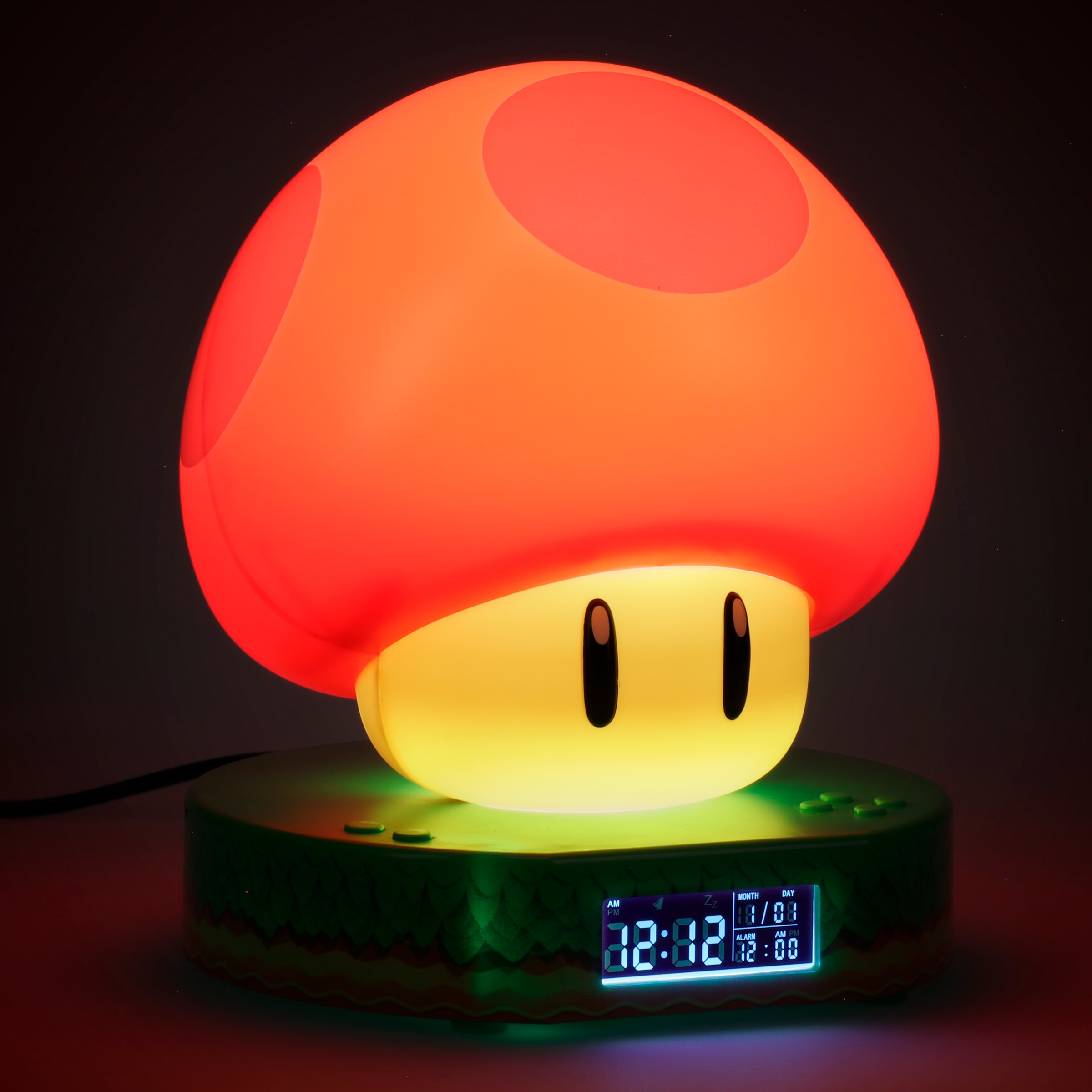 Paladone Wecker »Super Mario Pilz Mushroom digital Wecker«