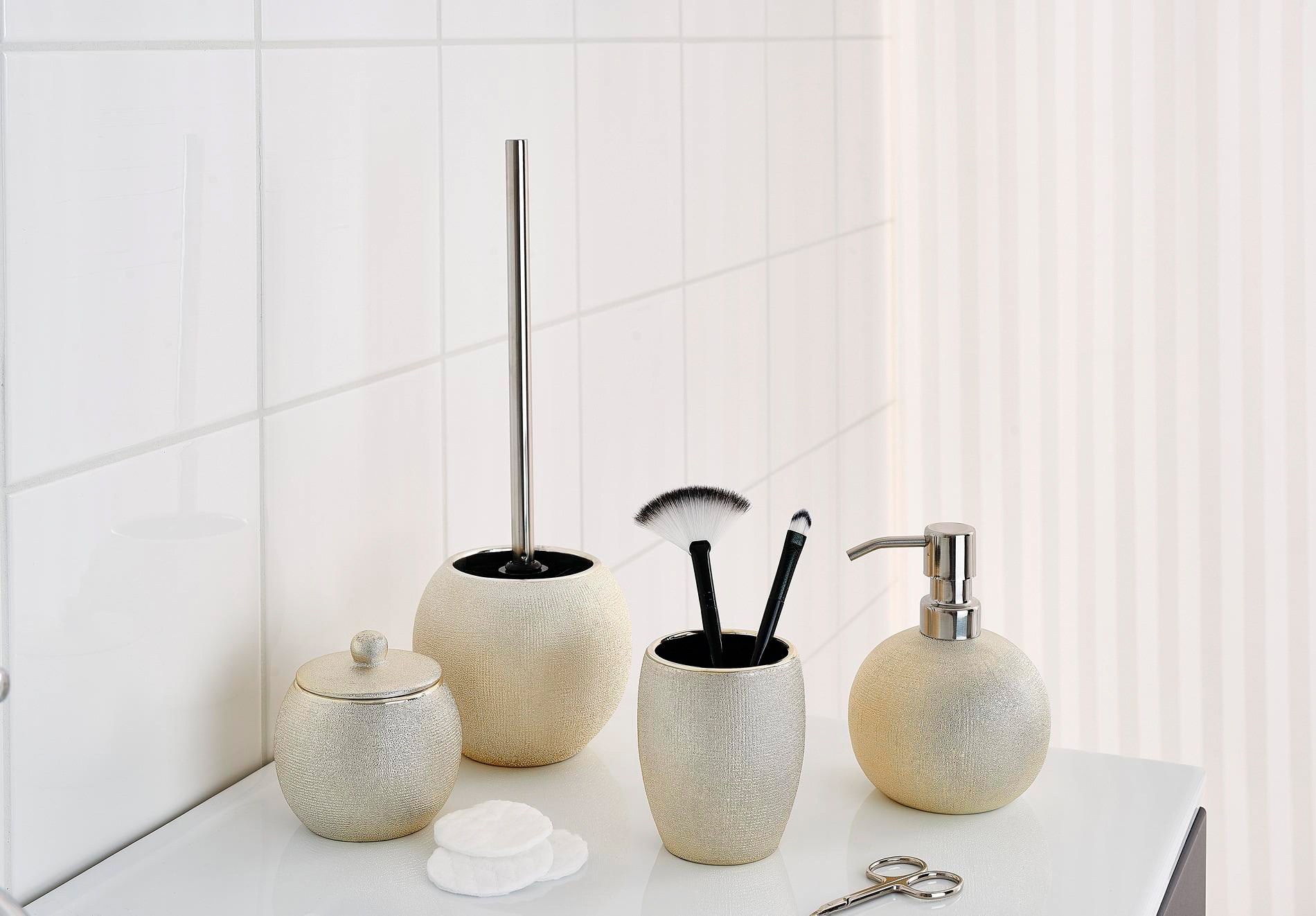 Ridder WC-Garnitur »Lucida«, aus Keramik-Polypropylen-Kunststoff, UV-beständig