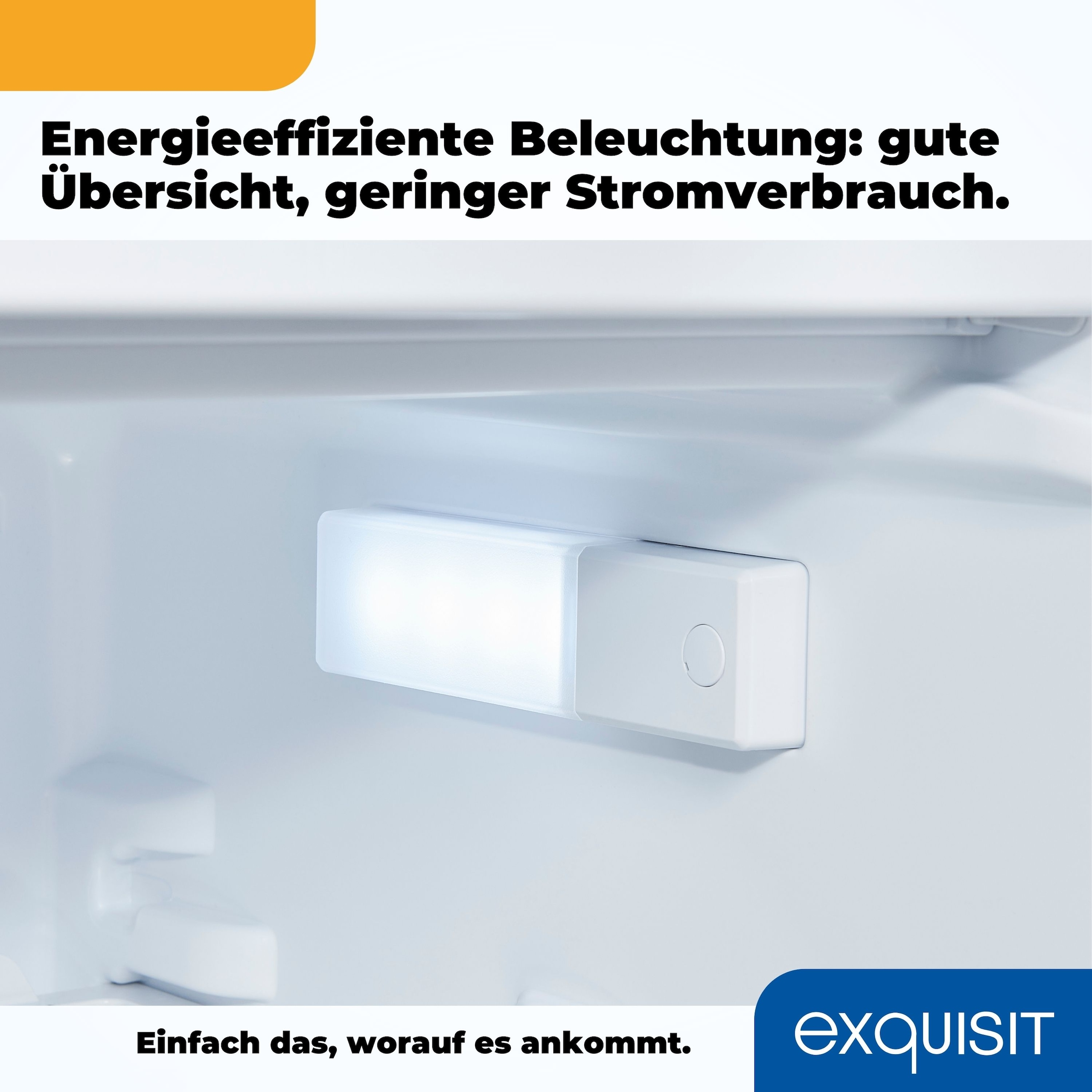exquisit Einbaukühlschrank »UKS130-4-FE-010E«