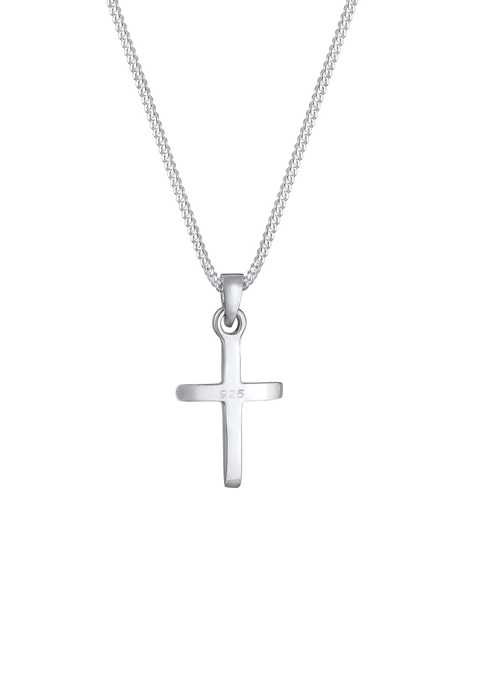Elli Kette mit Anhänger »Halskette Kreuz Anhänger Klassik Kommunion 925 Silber«