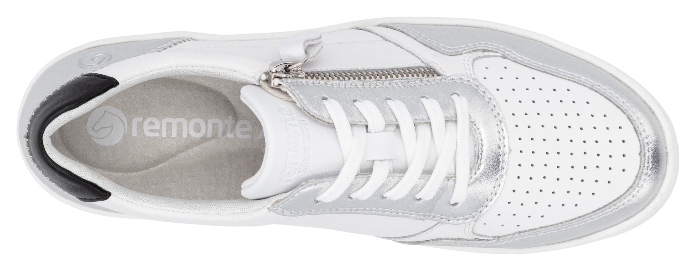 Remonte Plateausneaker, Freizeitschuh, Halbschuh, Schnürschuh mit Schaftrandpolsterung