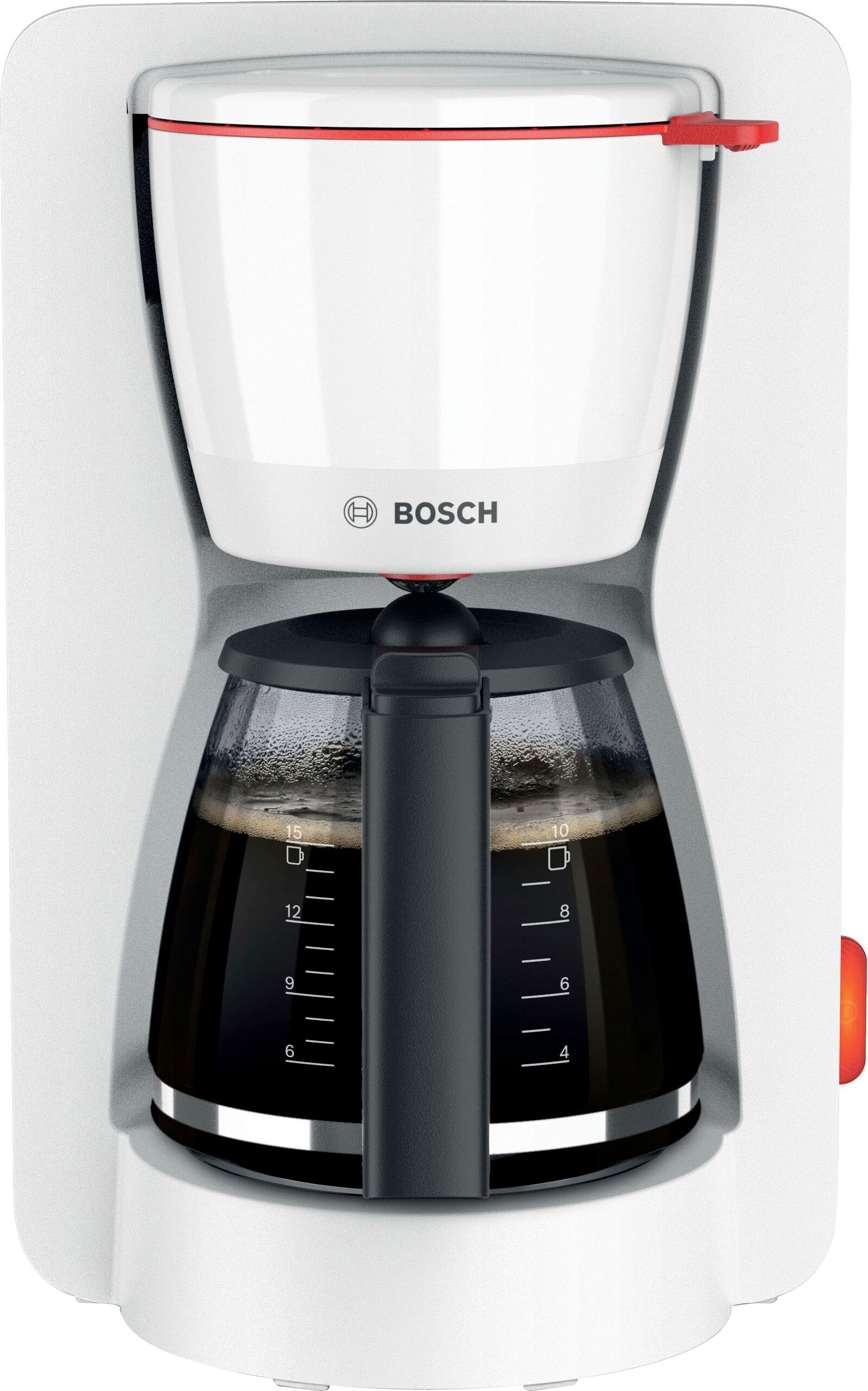 BOSCH Filterkaffeemaschine »MyMoment TKA3M131«, 1,25 l Kaffeekanne, Papierfilter, 1x4, 60min Warmhaltefunktion, Aroma intense, Entkalkungsprogramm, 1200 W