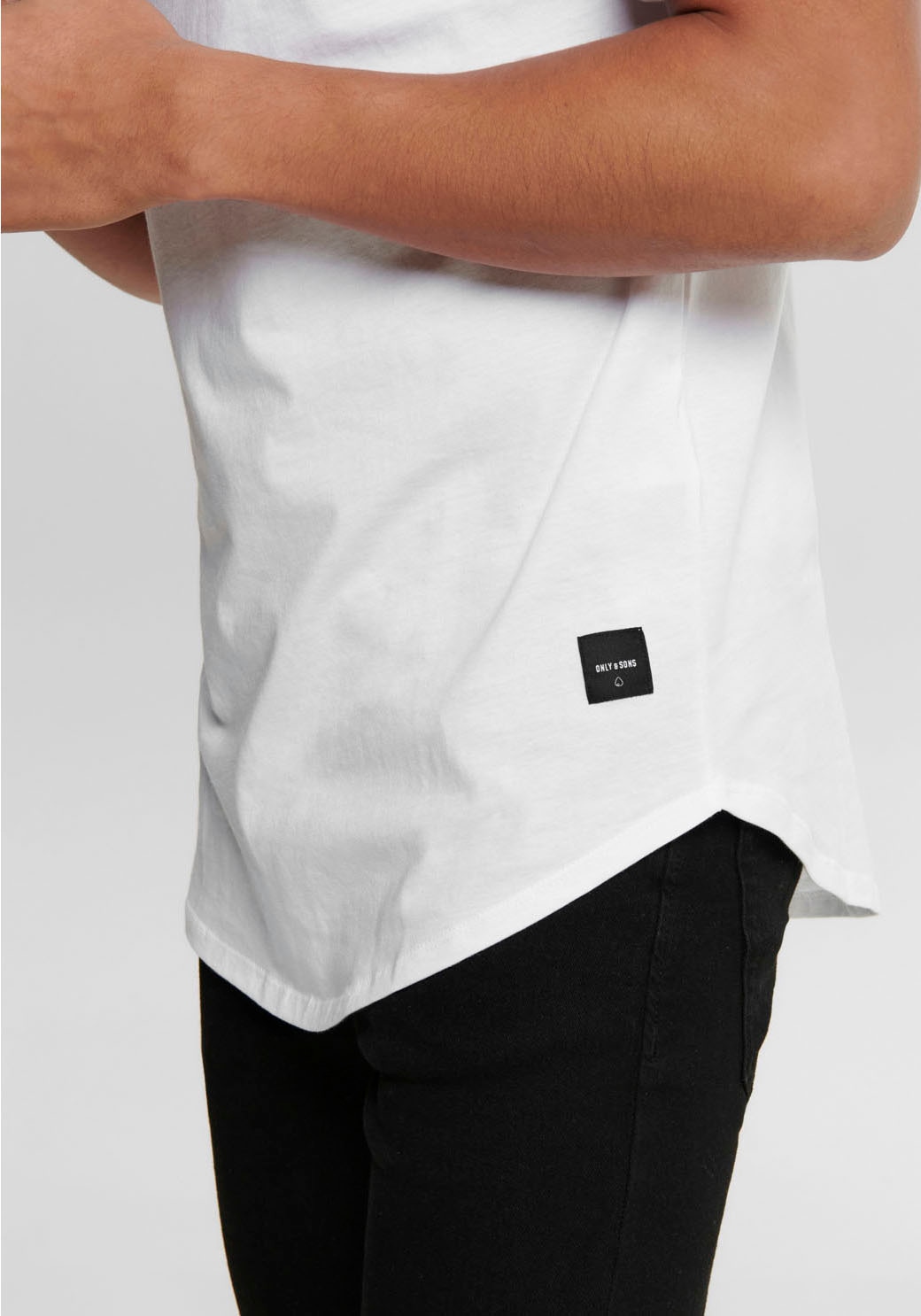 ONLY & SONS Rundhalsshirt »ONSMATT LONGY SS TEE NOOS«