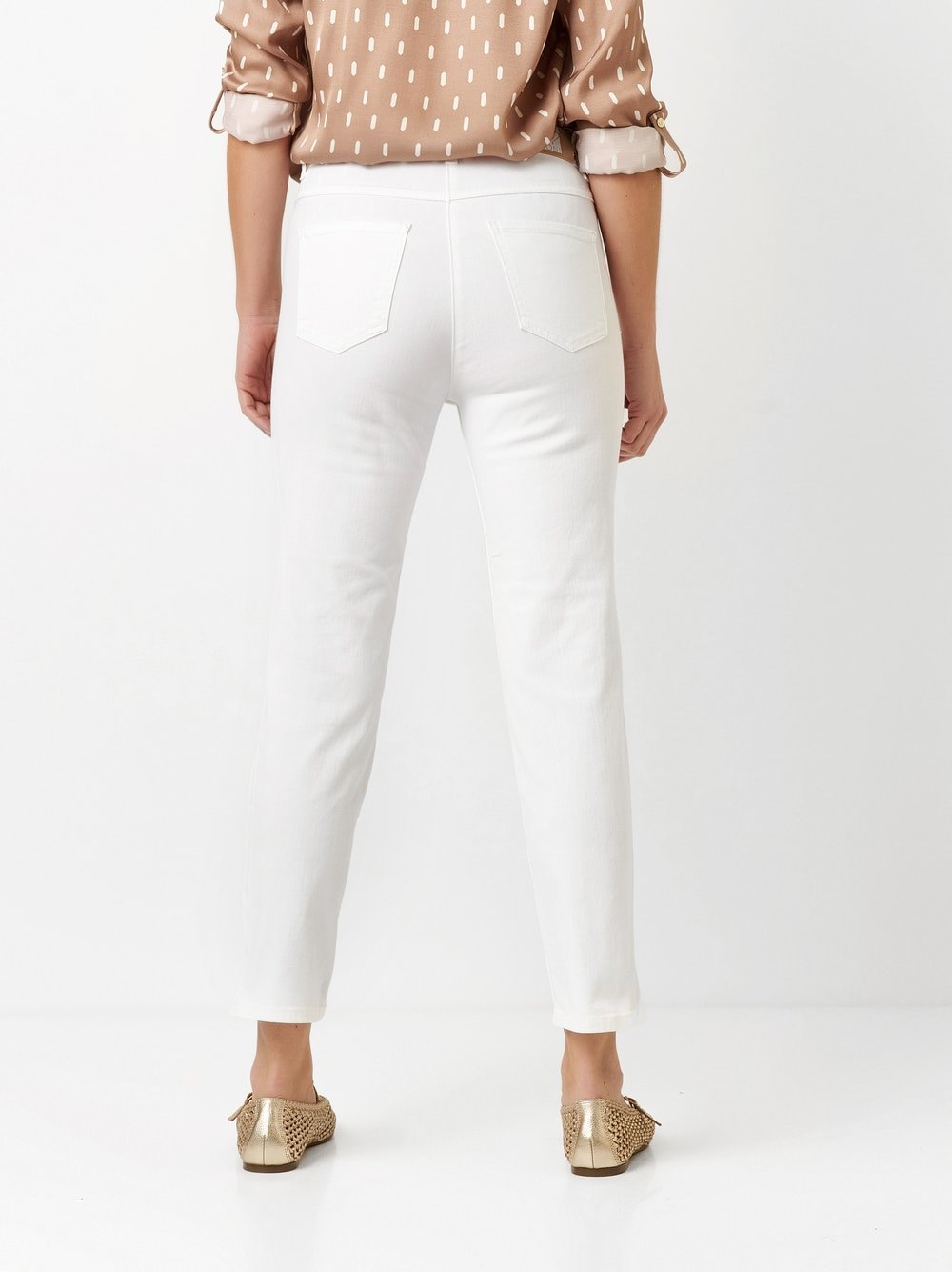TONI 7/8-Jeans, geschlitzt, mit Stretch