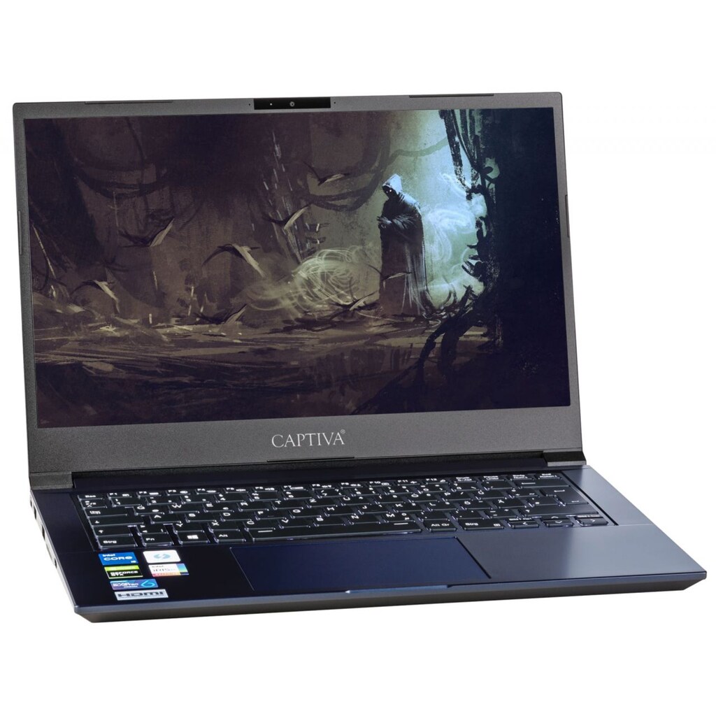 CAPTIVA Gaming-Notebook »Advanced Gaming I68-373«, / 14 Zoll, Intel, Core i5, GeForce RTX 3050, 500 GB SSD