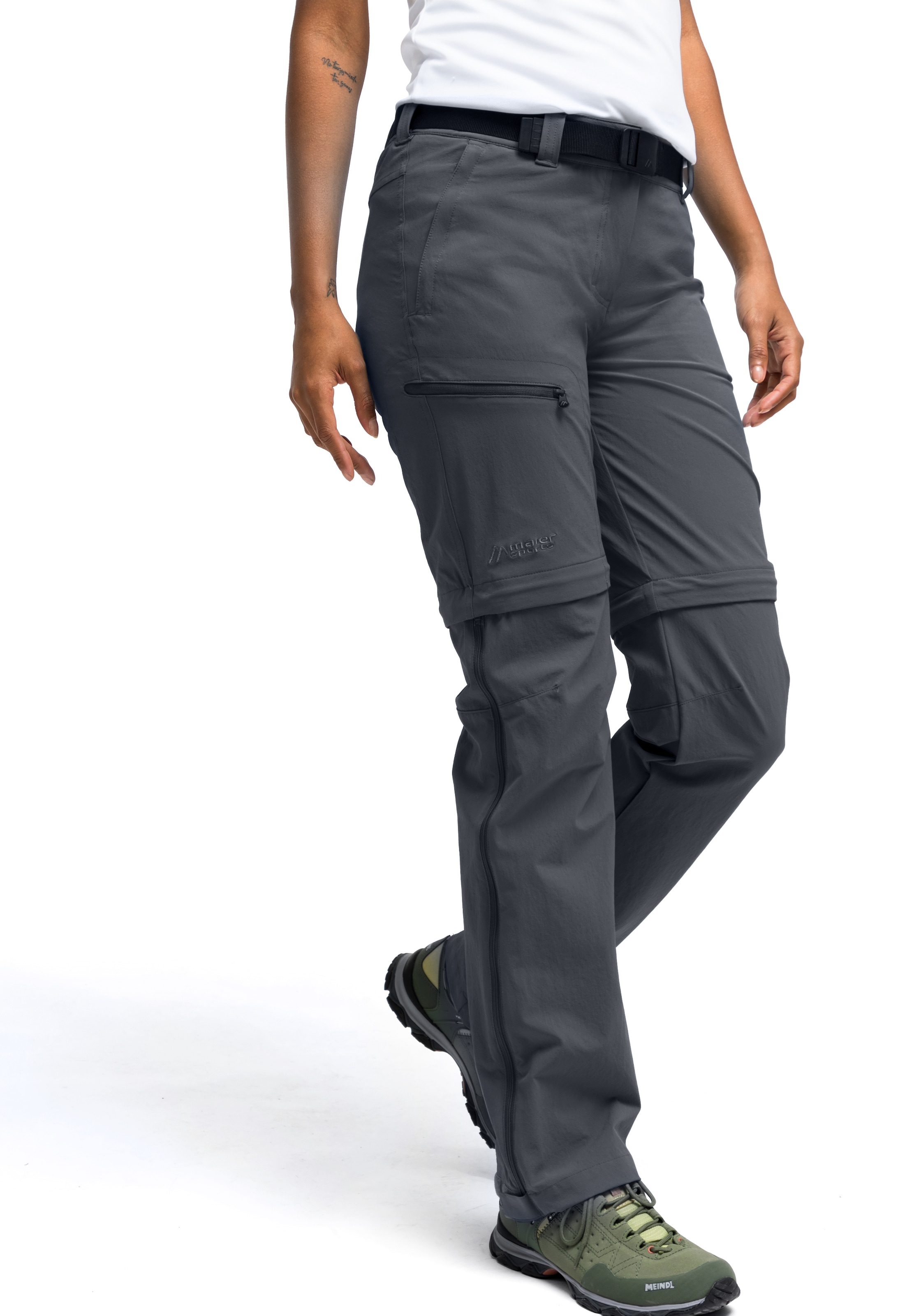 Maier Sports Funktionshose »Nata«, Damen Wanderhose, zipp-off Outdoor-Hose, 3 Taschen, Regular Fit