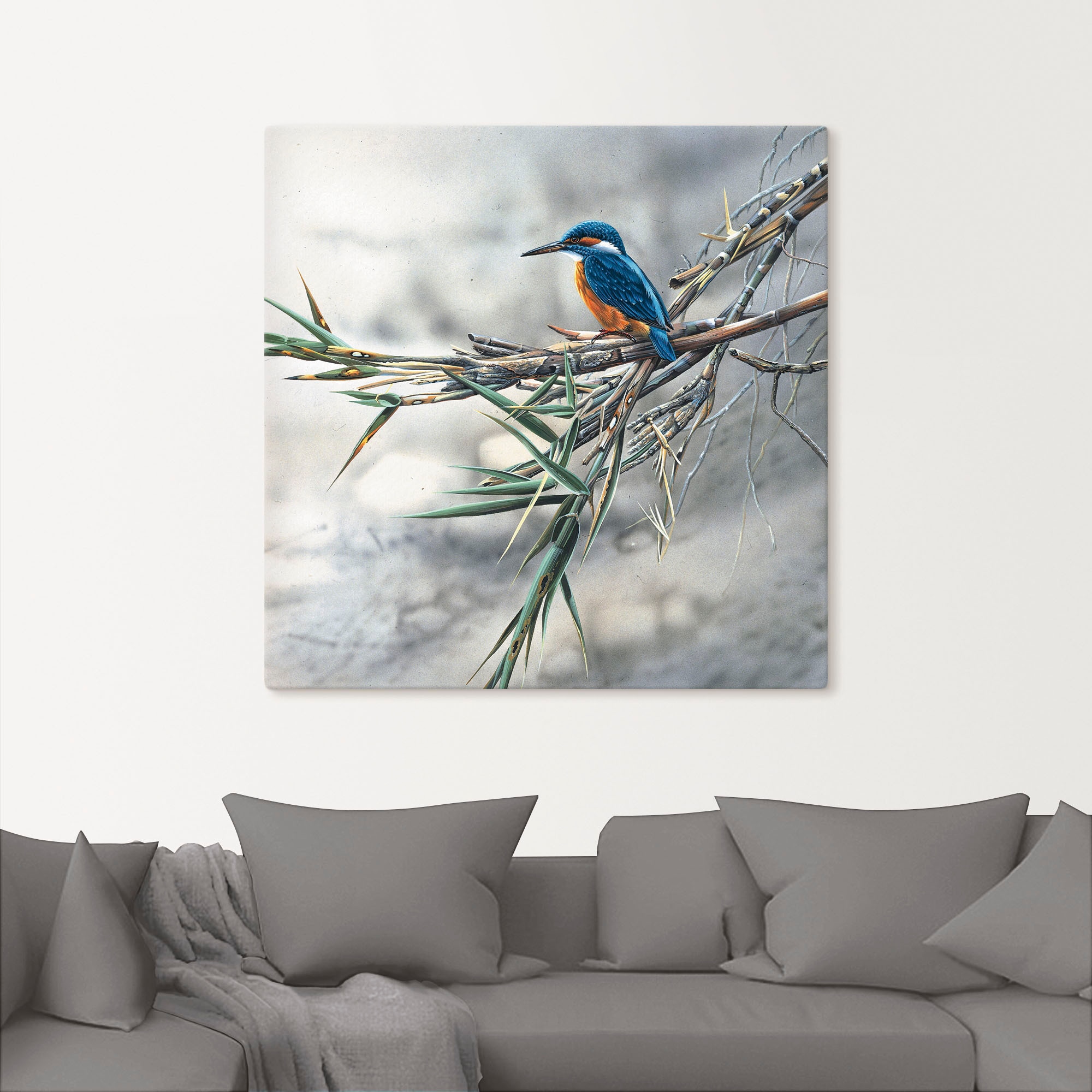 Artland Wandbild »Eisvogel I« Vögel 1 Stk. tlg. als Leinwandbild, Poster in verschied. Größen