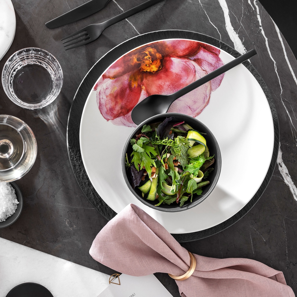 Villeroy & Boch Speiseteller »Speiseteller Coupe Rose Garden ø 28,5 cm 6er Set bunt«