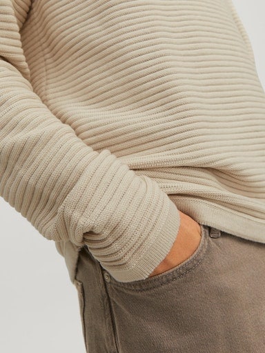 Jack & Jones Rundhalspullover »JJEMATT KNIT CREW NECK NOOS«
