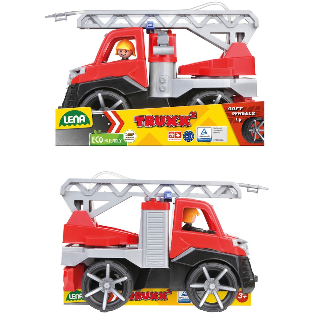 Lena® Spielzeug-Feuerwehr »TRUXX²«, inklusive Spielfigur, Made in Europe