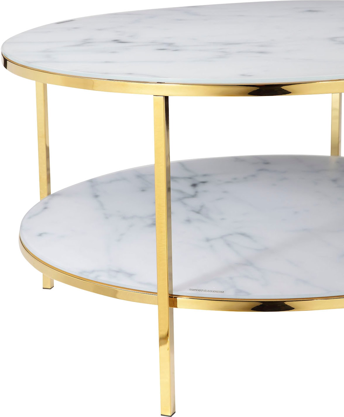SalesFever Couchtisch, Tischplatten in Marmoroptik