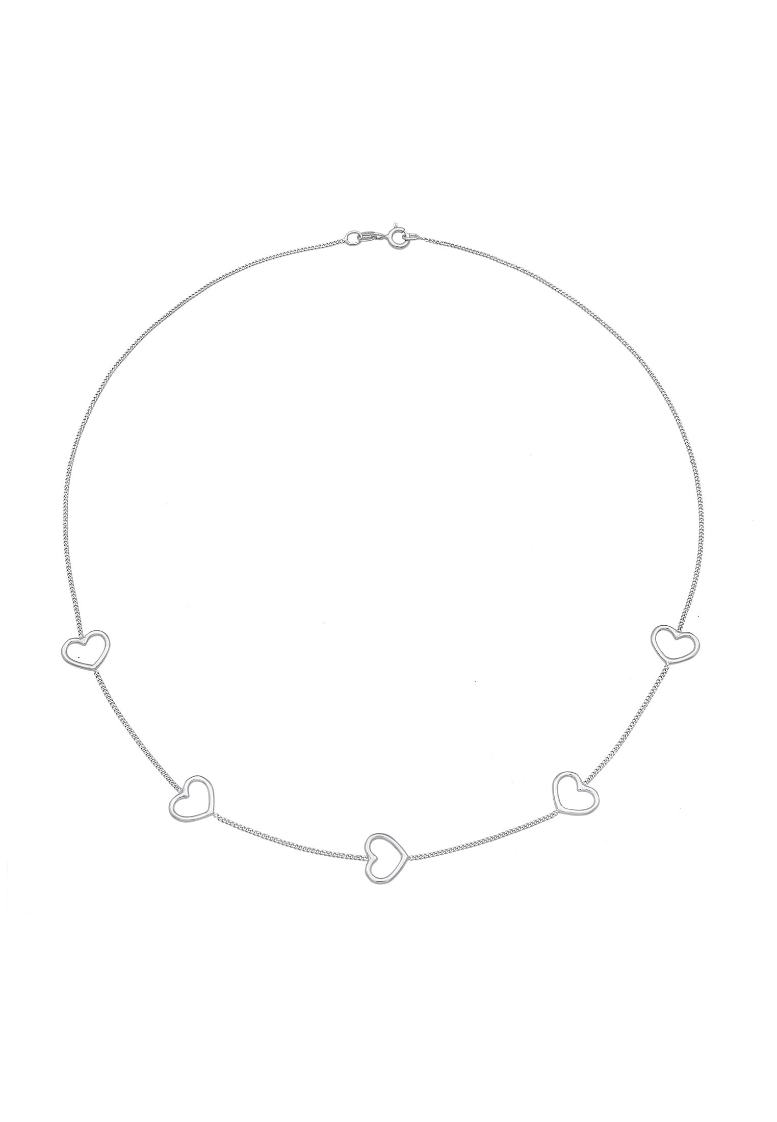 Elli Kette mit Anhänger »Halskette Herz Liebe Love 925 Silber«